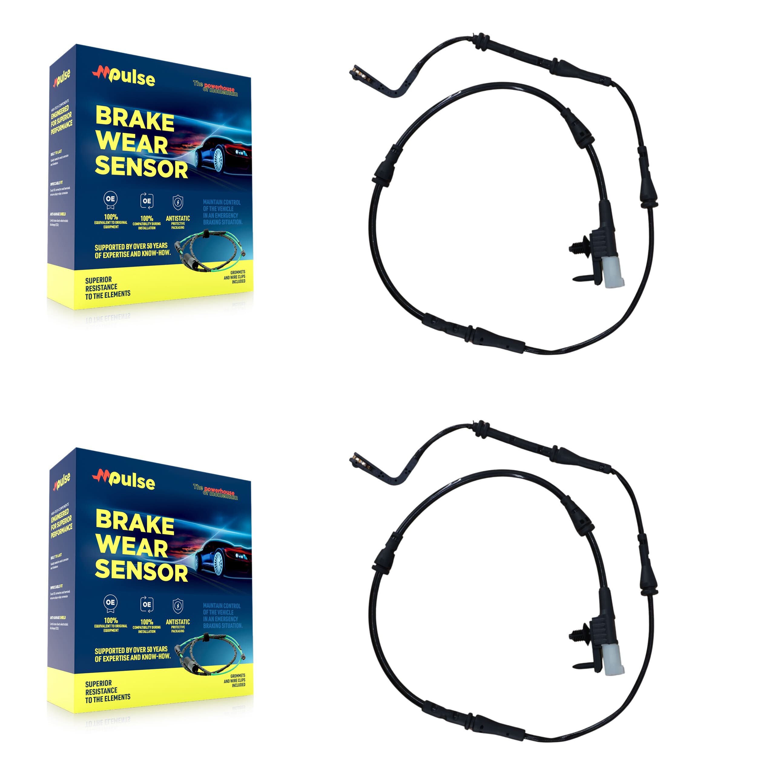 Mpulse - KSE-100325 - Rear Disc Brake Pad Wear Sensor Kits image 1