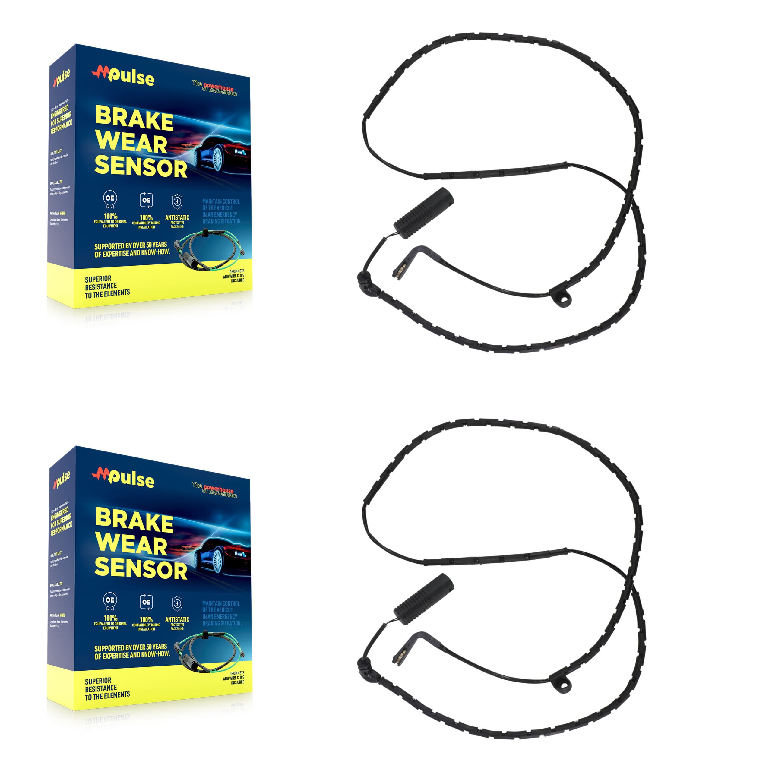 Mpulse - KSE-100328 - Rear Disc Brake Pad Wear Sensor Kits image 1
