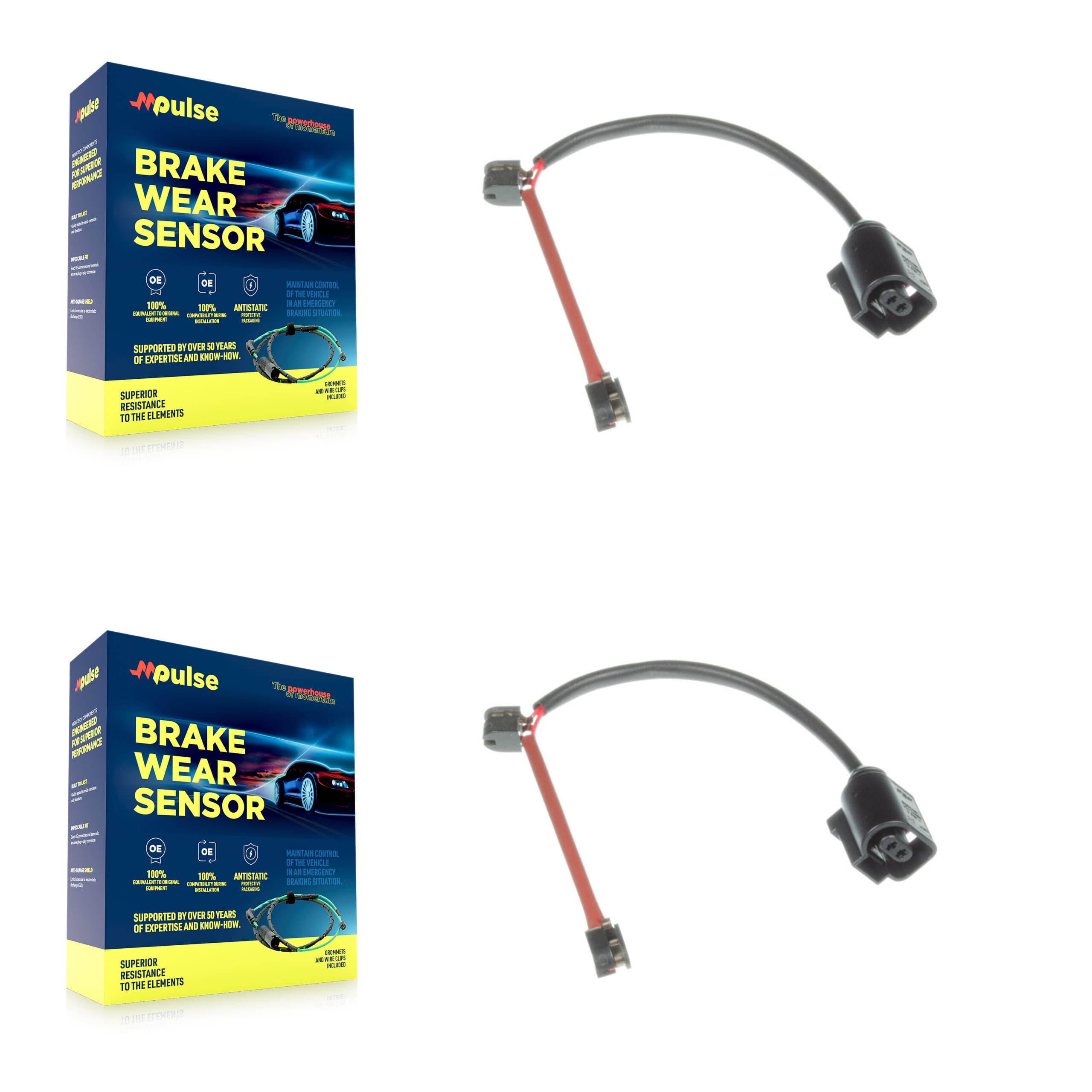 Mpulse - KSE-100330 - Rear Disc Brake Pad Wear Sensor Kits image 1
