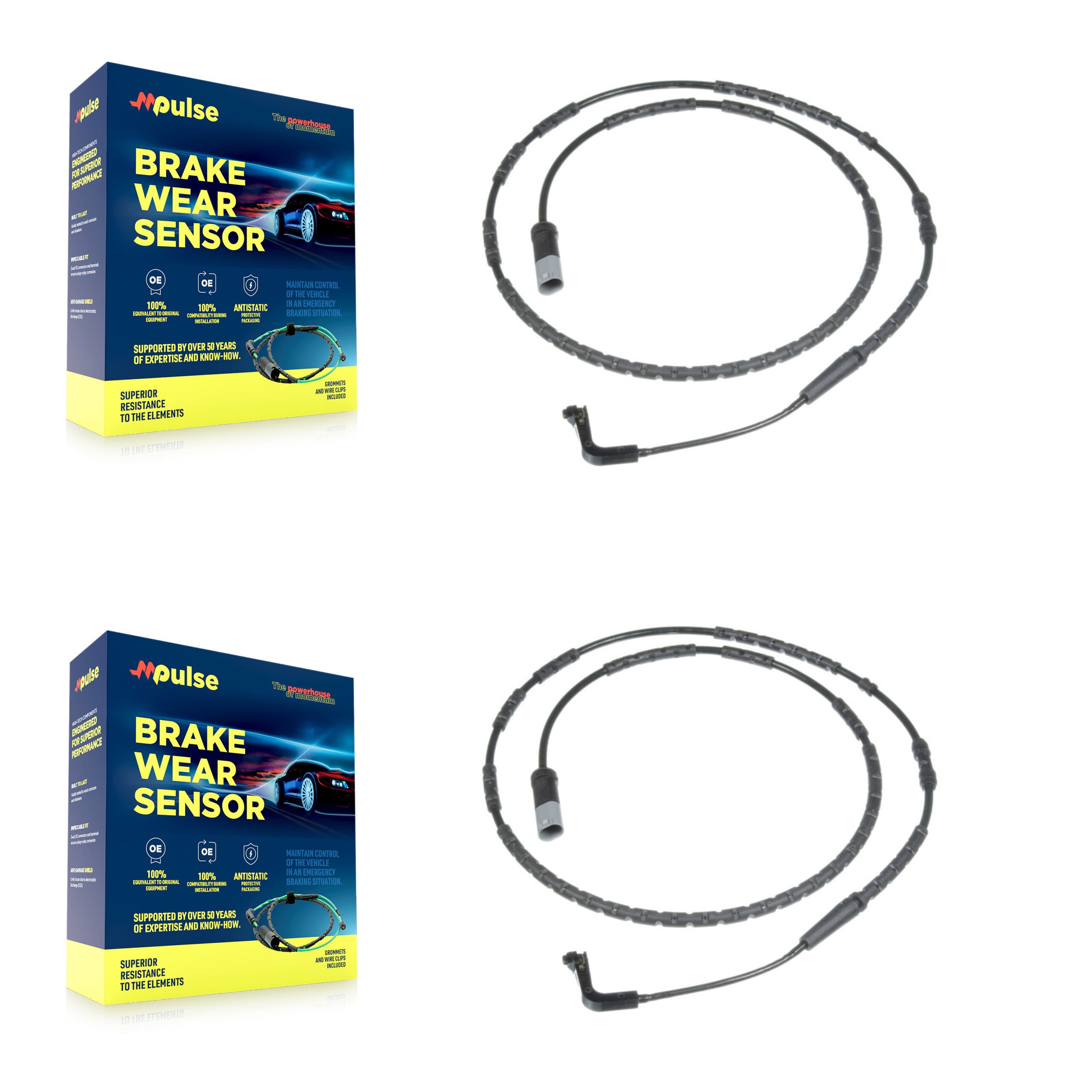 Mpulse - KSE-100333 - Rear Disc Brake Pad Wear Sensor Kits image 1