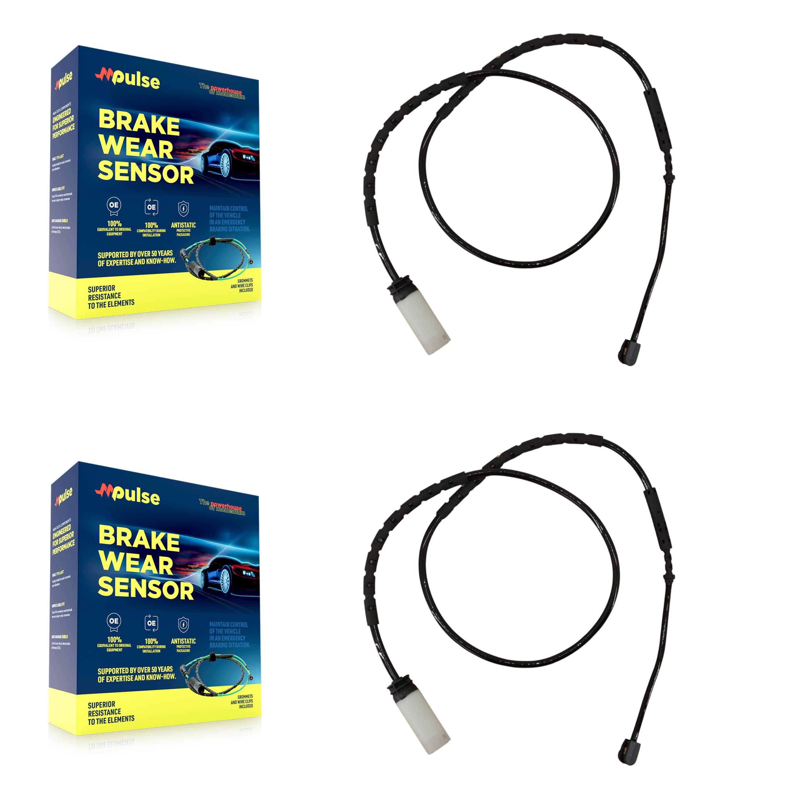 Mpulse - KSE-100336 - Rear Disc Brake Pad Wear Sensor Kits image 1