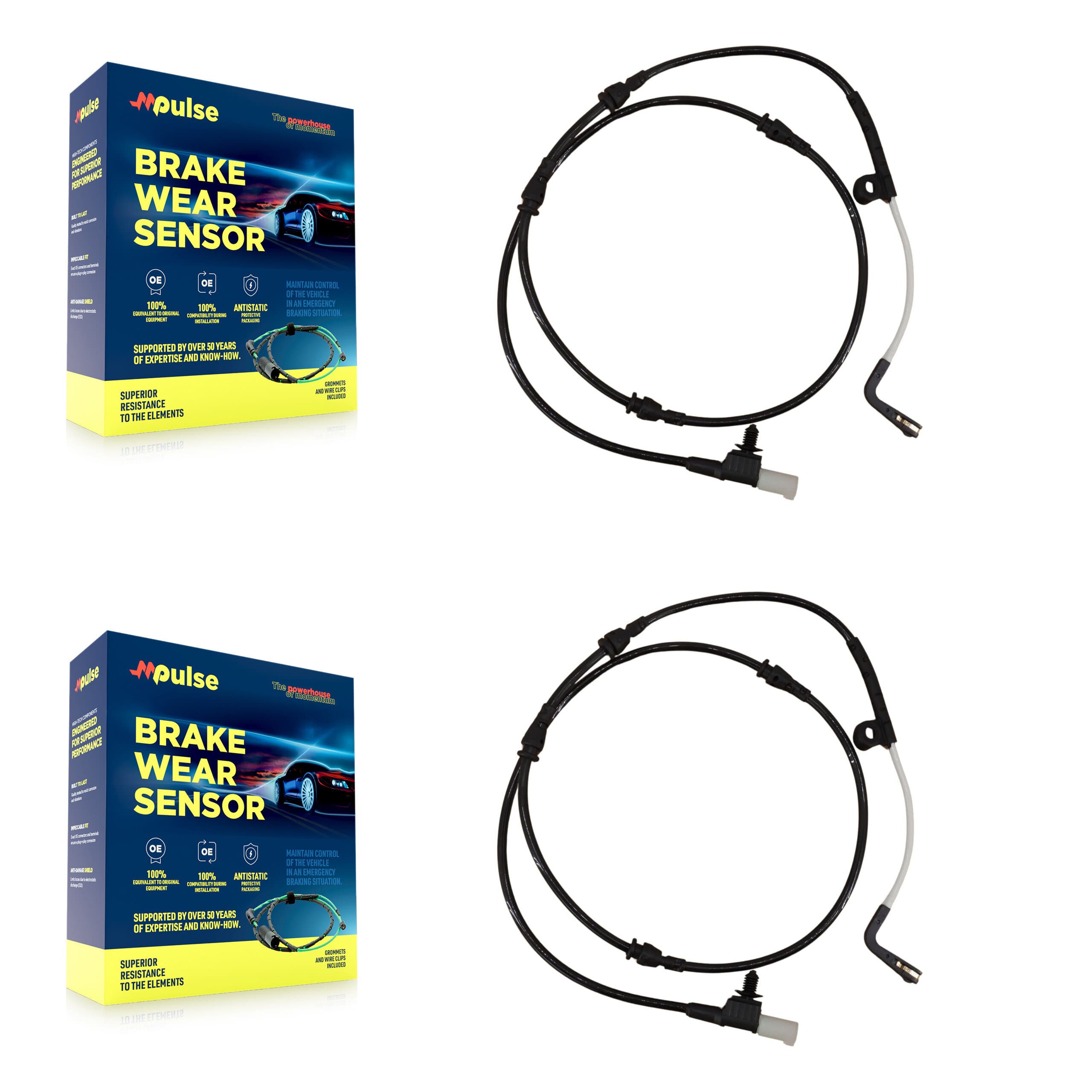 Mpulse - KSE-100337 - Rear Disc Brake Pad Wear Sensor Kits image 1