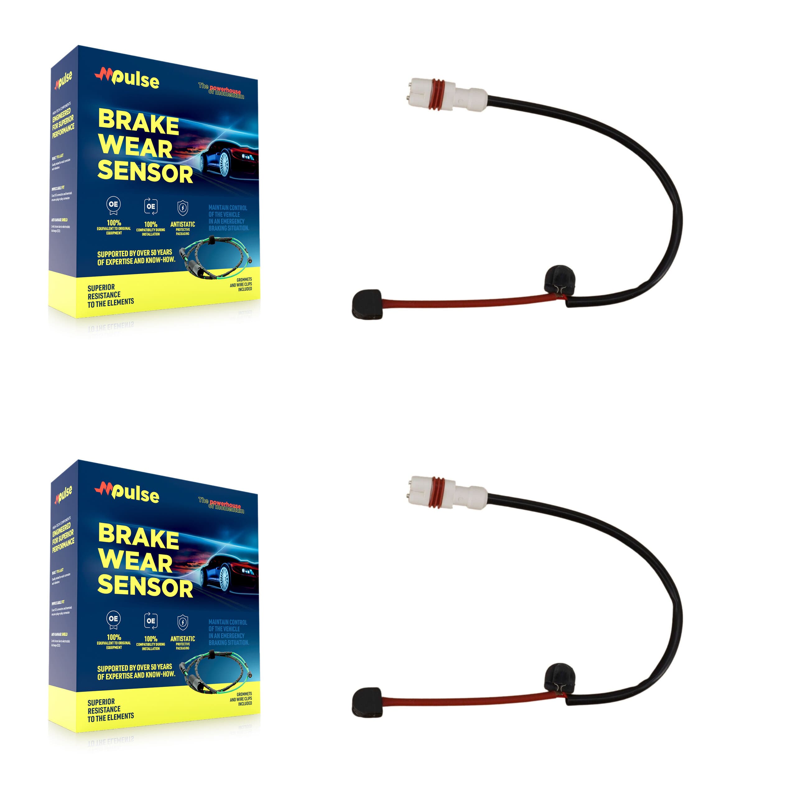 Mpulse - KSE-100390 - Front Disc Brake Pad Wear Sensor Kits image 1