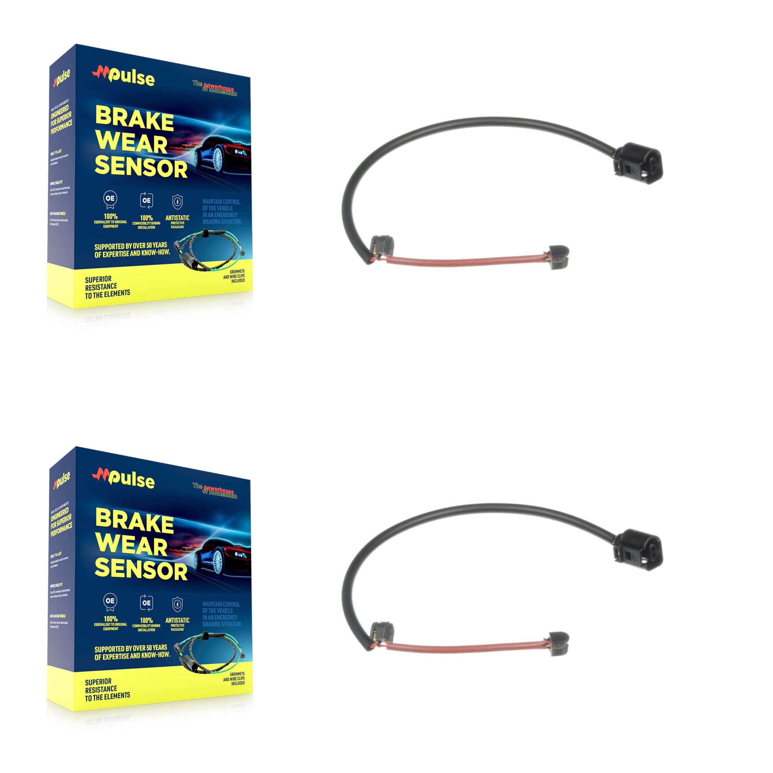 Mpulse - KSE-100464 - Rear Disc Brake Pad Wear Sensor Kits image 1