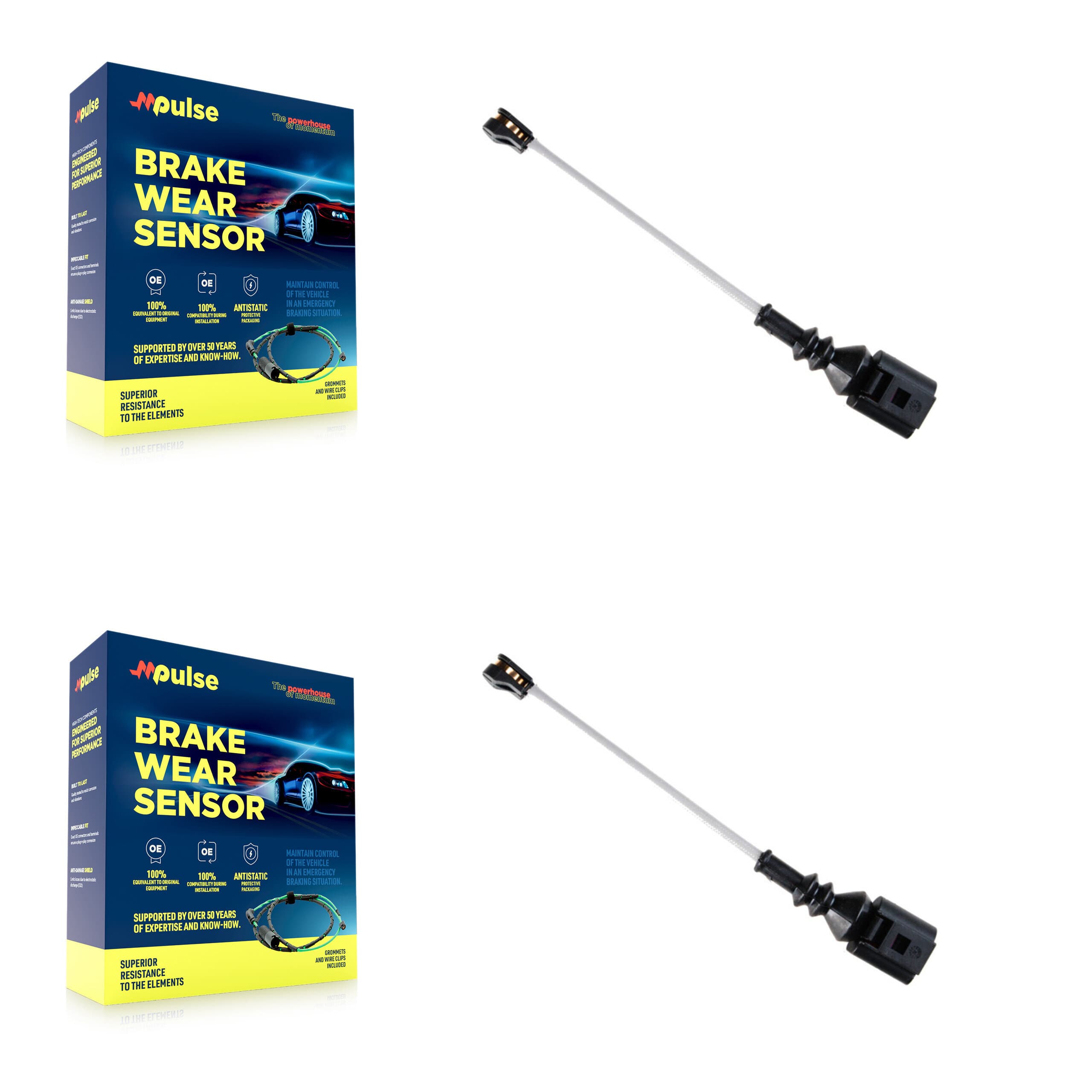 Mpulse - KSE-100505 - Front Disc Brake Pad Wear Sensor Kits image 1