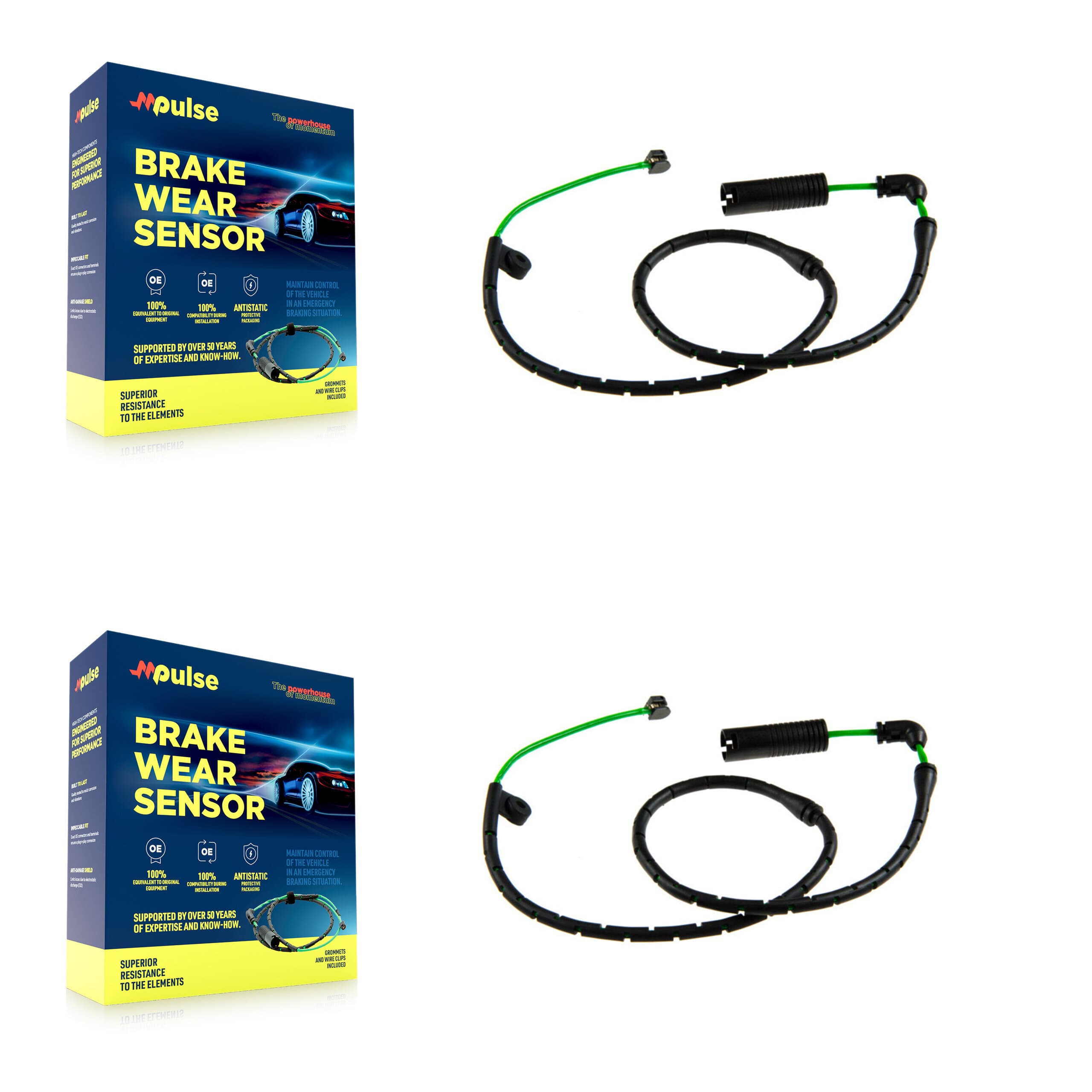 Mpulse - KSE-100506 - Front Disc Brake Pad Wear Sensor Kits image 1