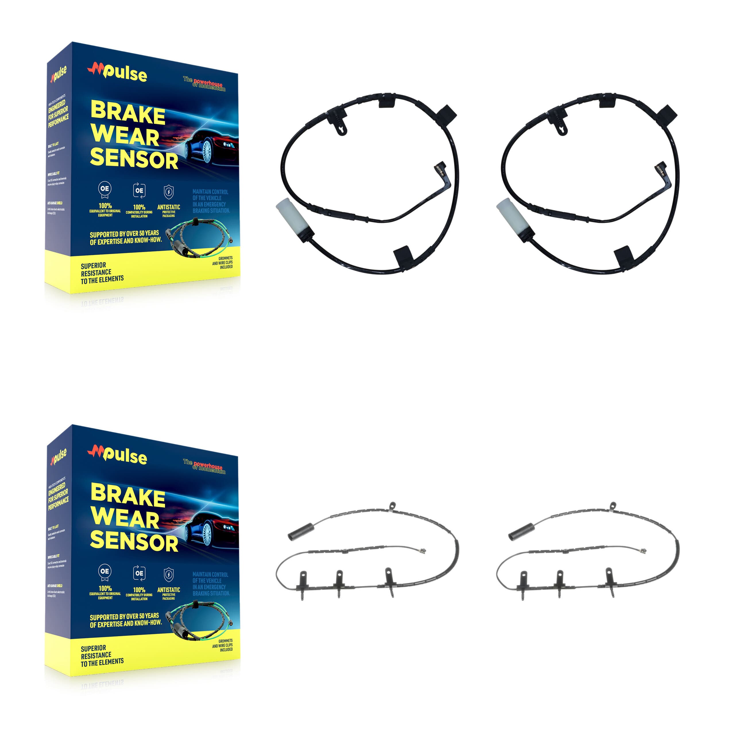Mpulse - KSE-100508 - Front and Rear Disc Brake Pad Wear Sensor Kits image 1