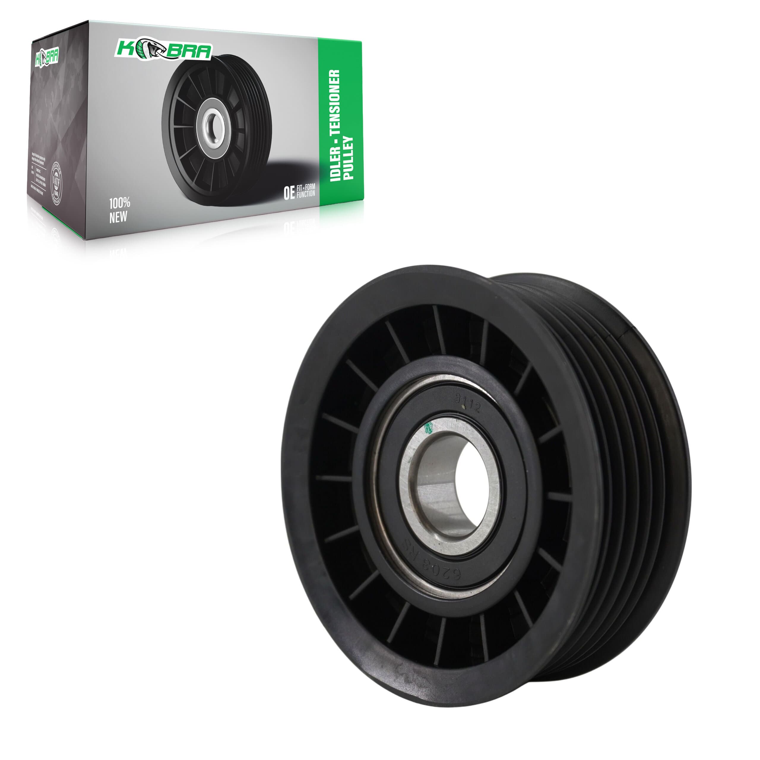 Kobra - KTP-89015 - Grooved Pulley Accessory Drive Belt Idler Pulley image 1