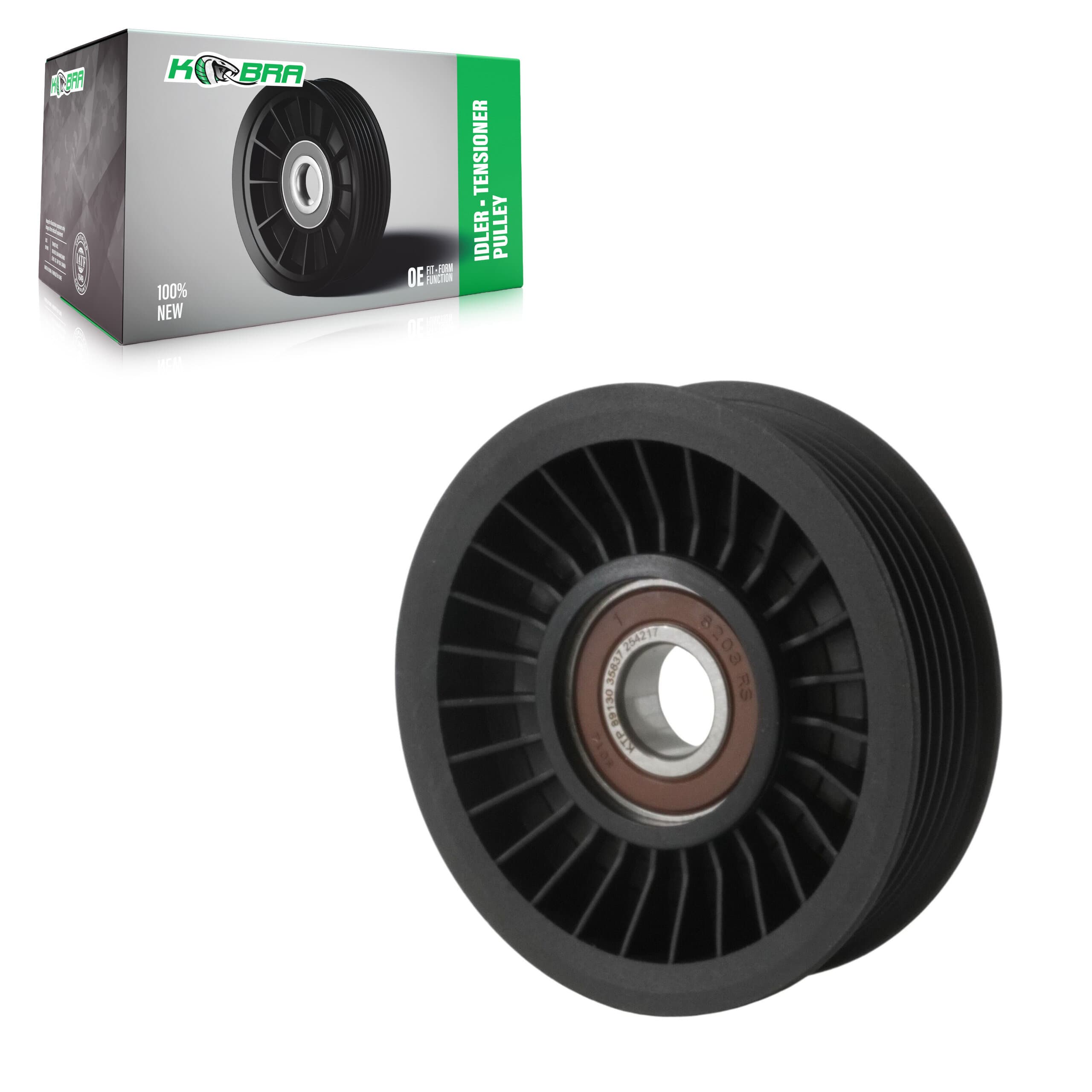 Kobra - KTP-89130 - Grooved Pulley Accessory Drive Belt Idler Pulley image 1
