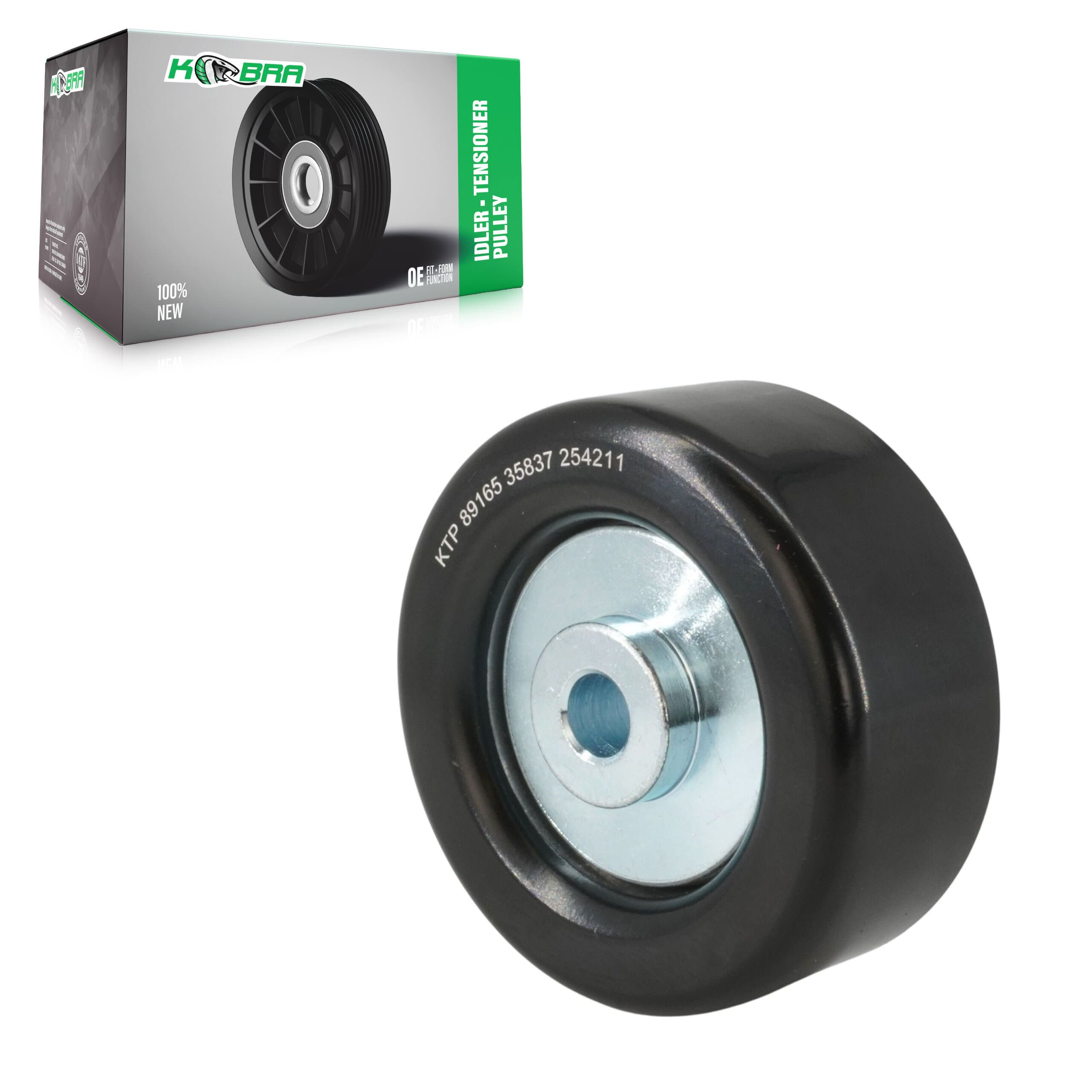 Kobra - KTP-89165 - Smooth Pulley Accessory Drive Belt Idler Pulley image 1