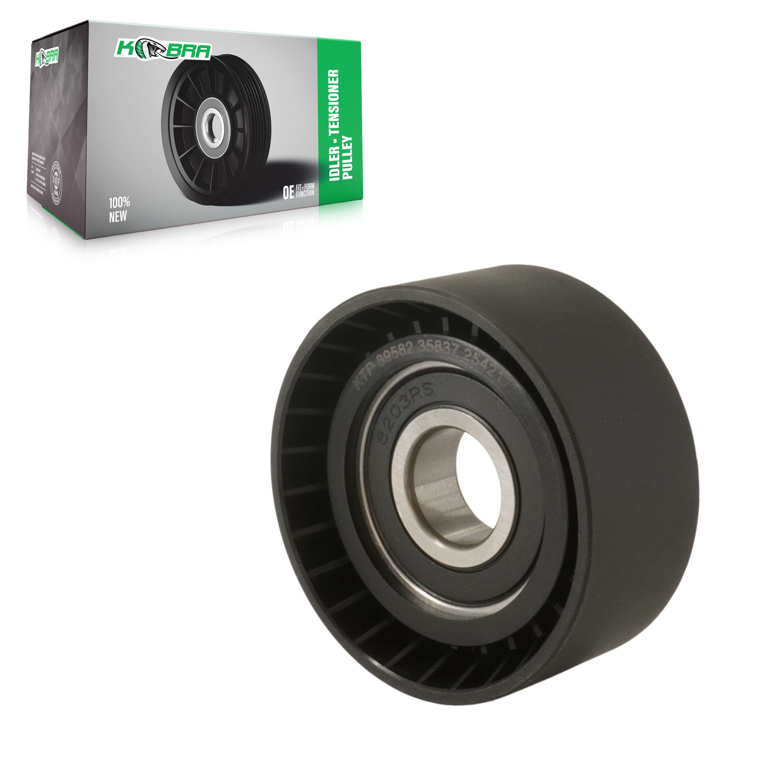 Kobra - KTP-89582 - Smooth Pulley Accessory Drive Belt Idler Pulley image 1