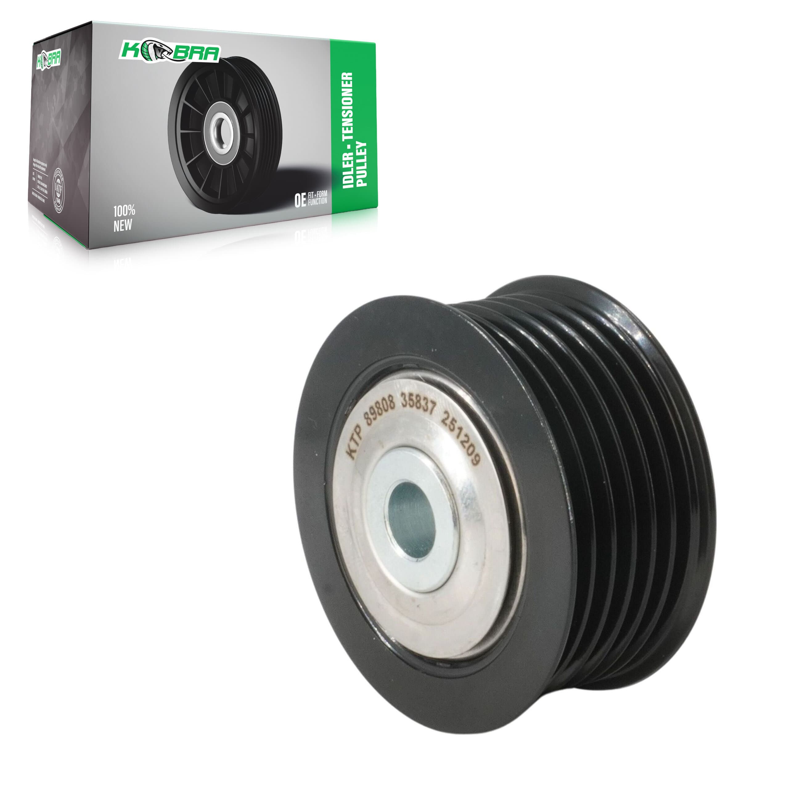 Kobra - KTP-89808 - Grooved Pulley Accessory Drive Belt Idler Pulley image 1