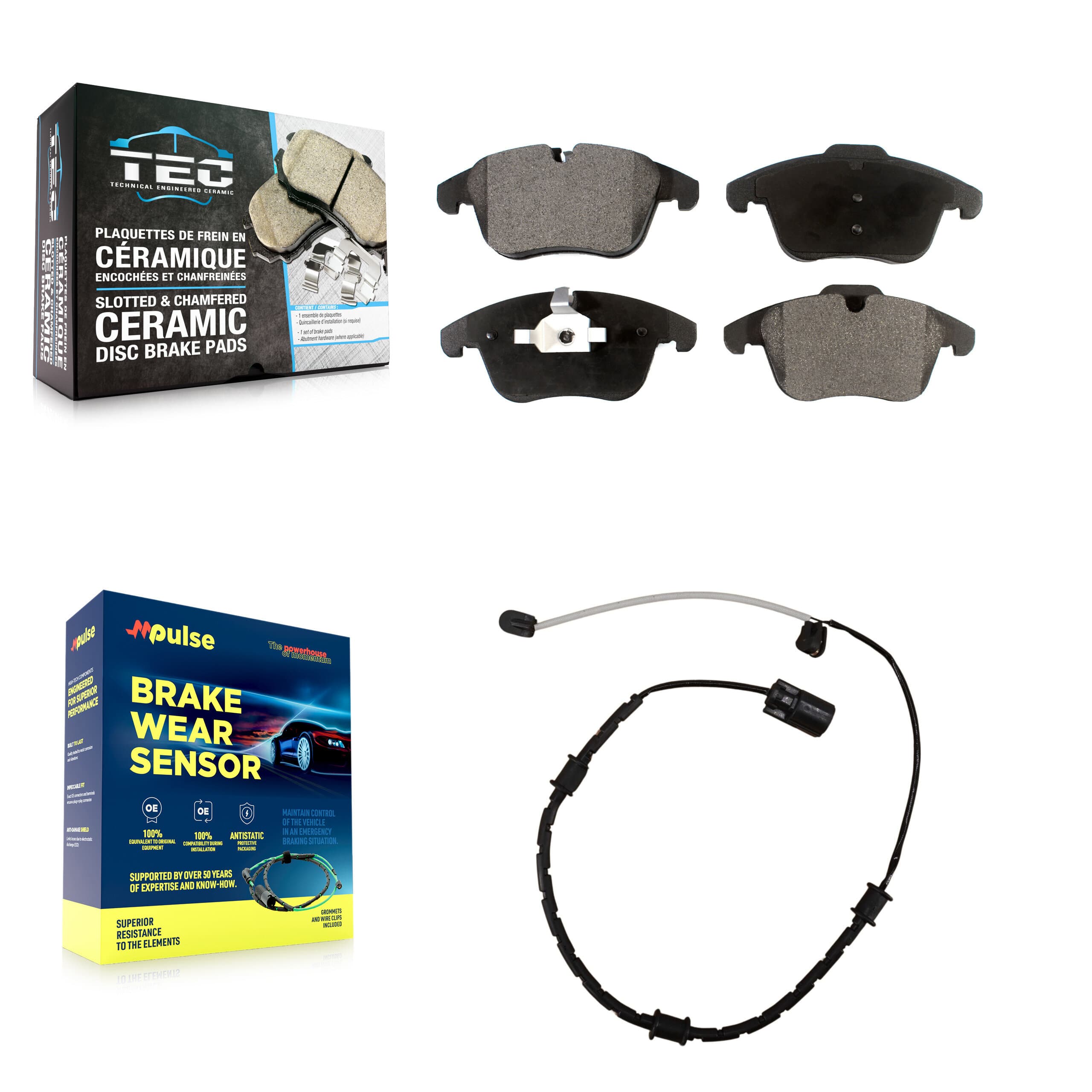 TEC - KTW-100031 - Front Disc Brake Pad Kits image 1