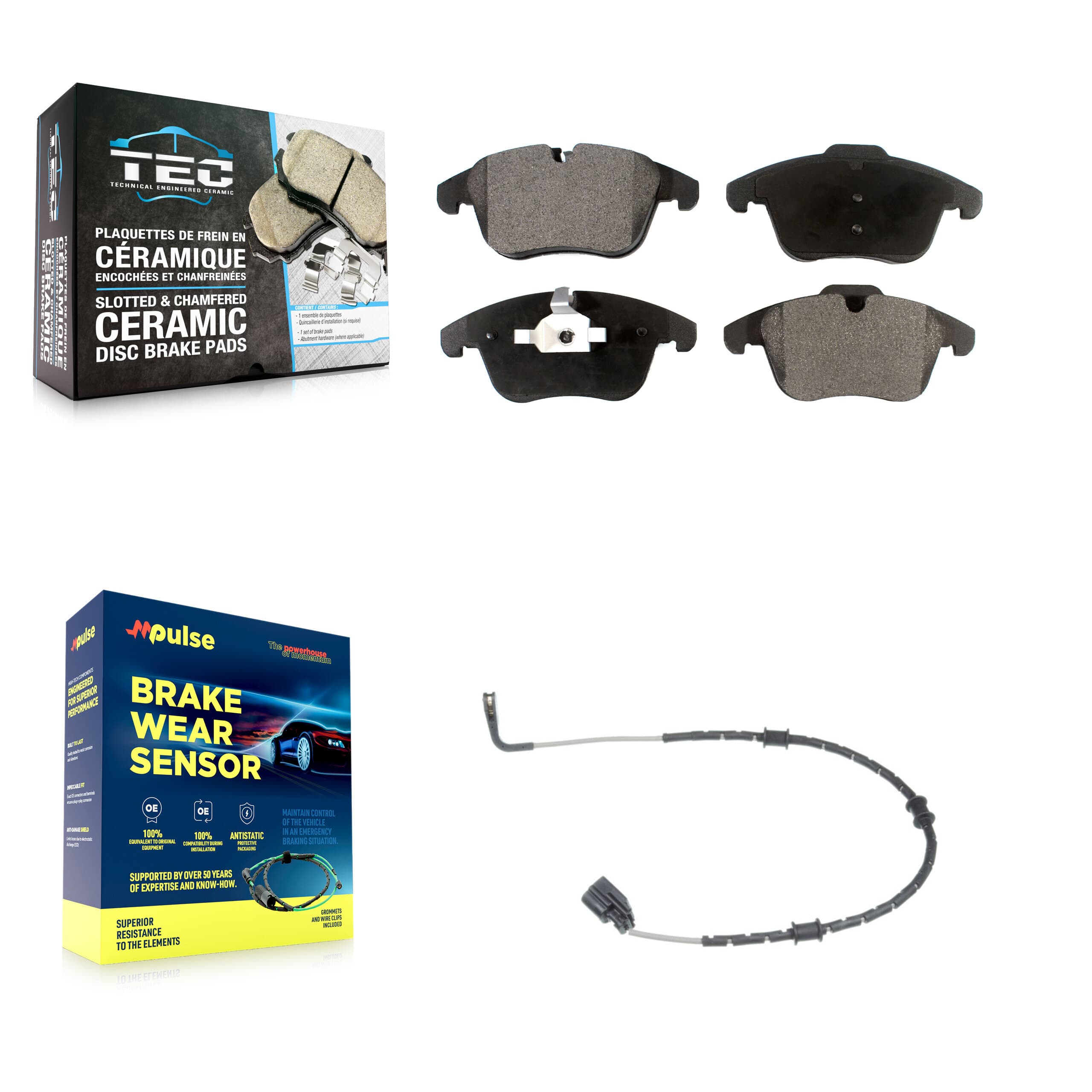 TEC - KTW-100032 - Front Disc Brake Pad Kits image 1
