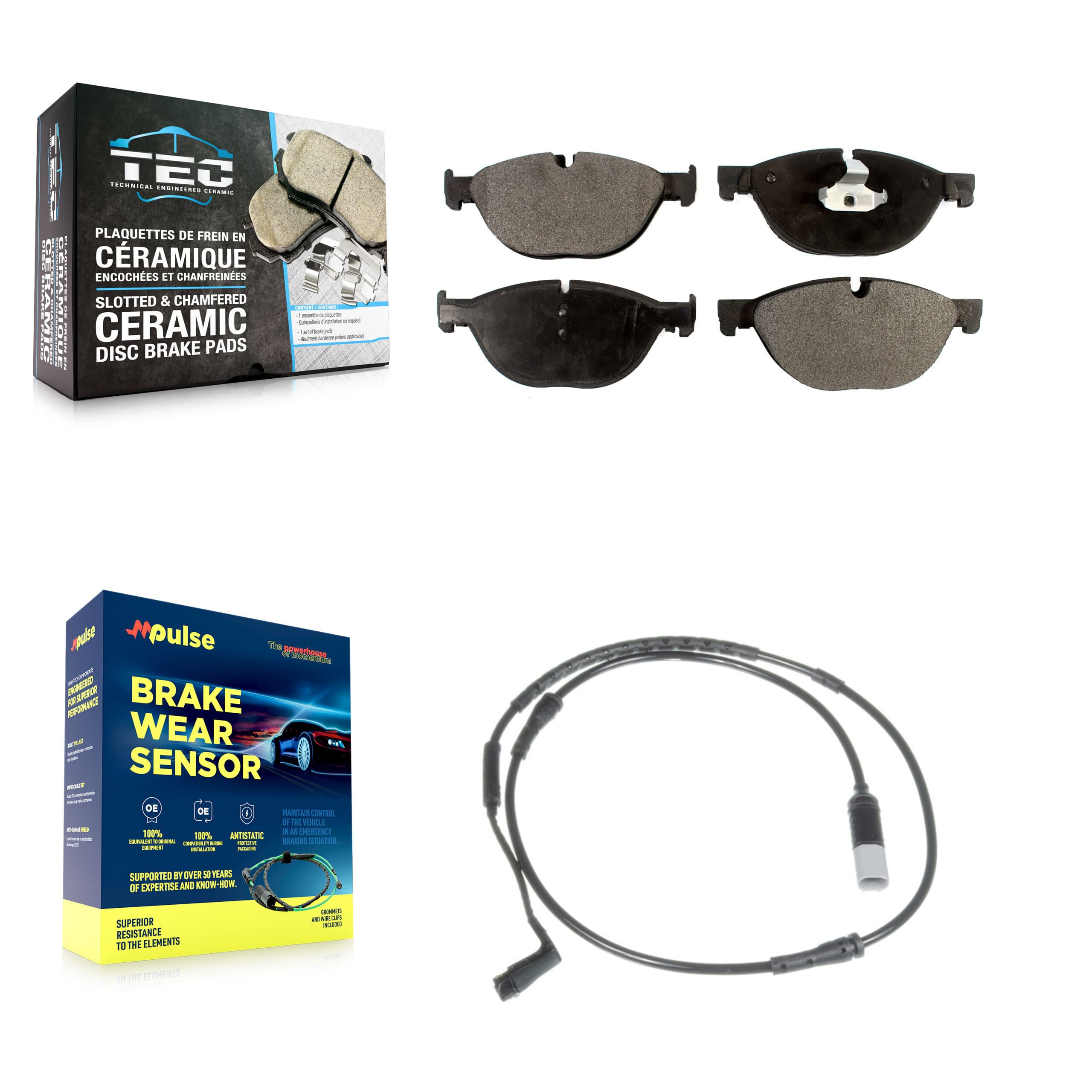 TEC - KTW-100066 - Front Disc Brake Pad Kits image 1