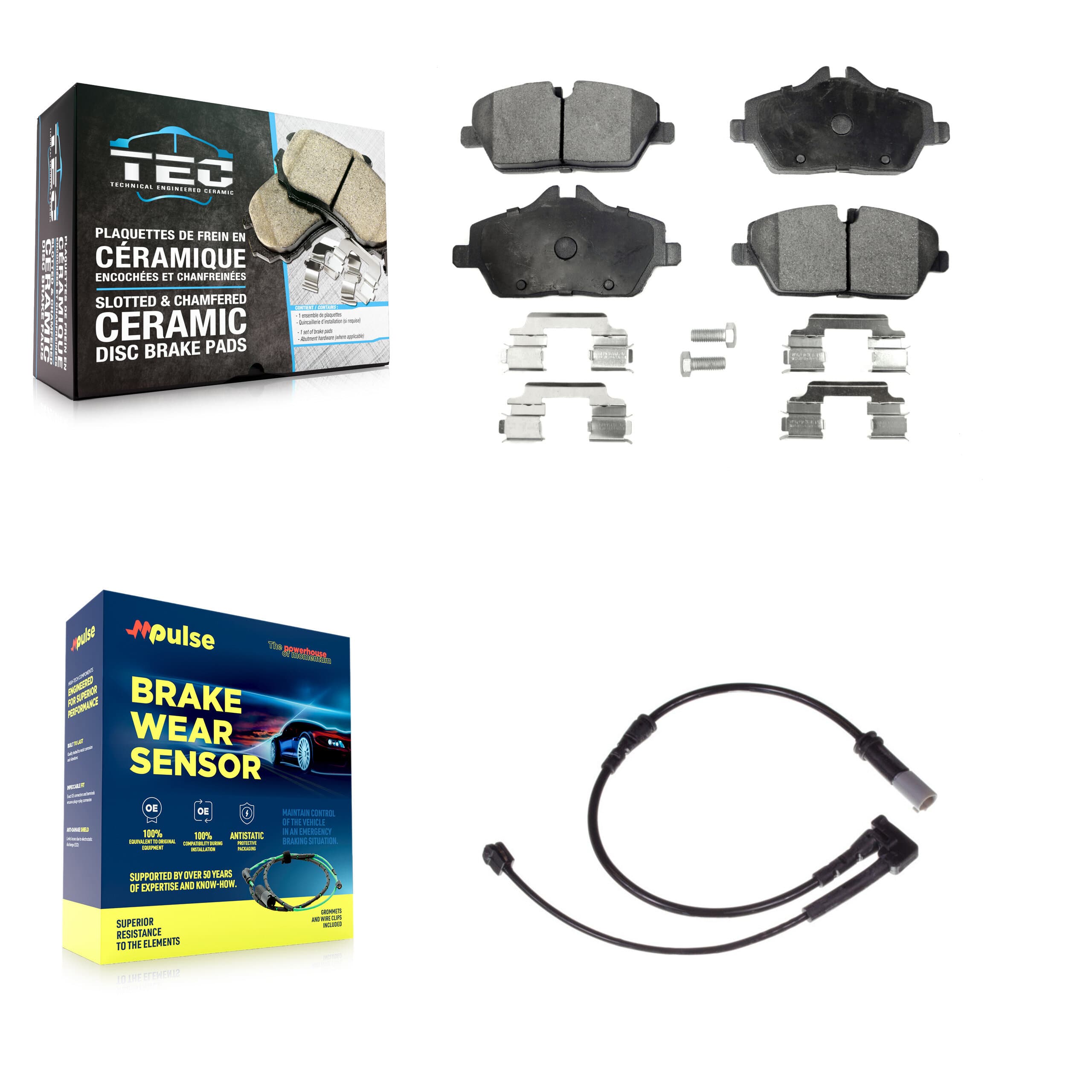 TEC - KTW-100106 - Front Disc Brake Pad Kits image 1