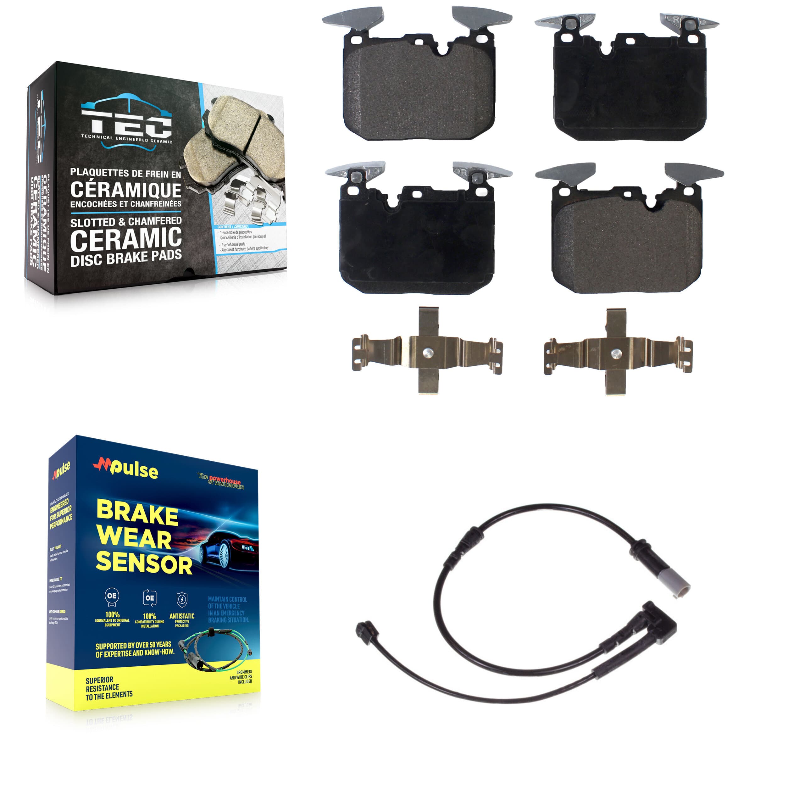 TEC - KTW-100111 - Front Disc Brake Pad Kits image 1