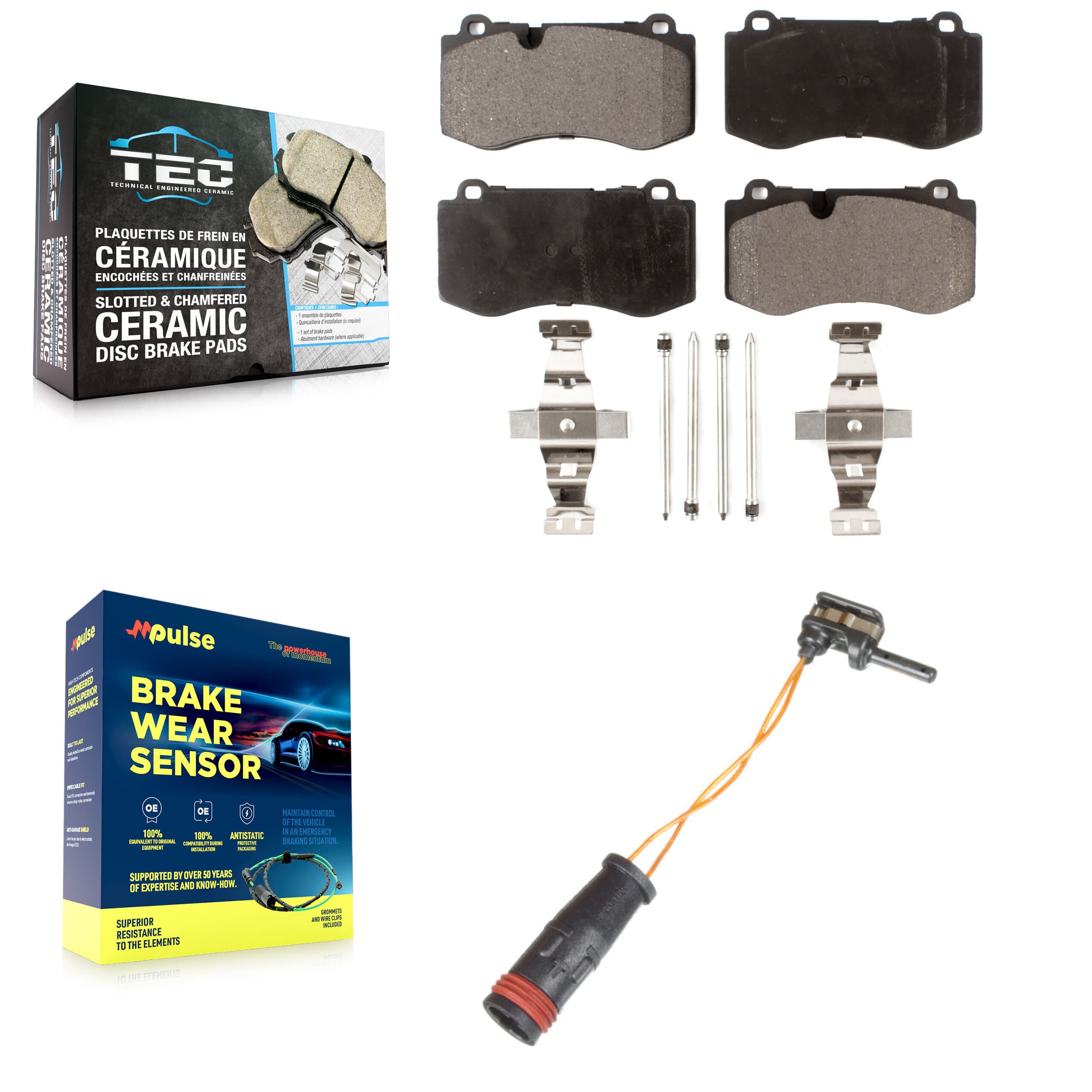 TEC - KTW-100116 - Front Disc Brake Pad Kits image 1