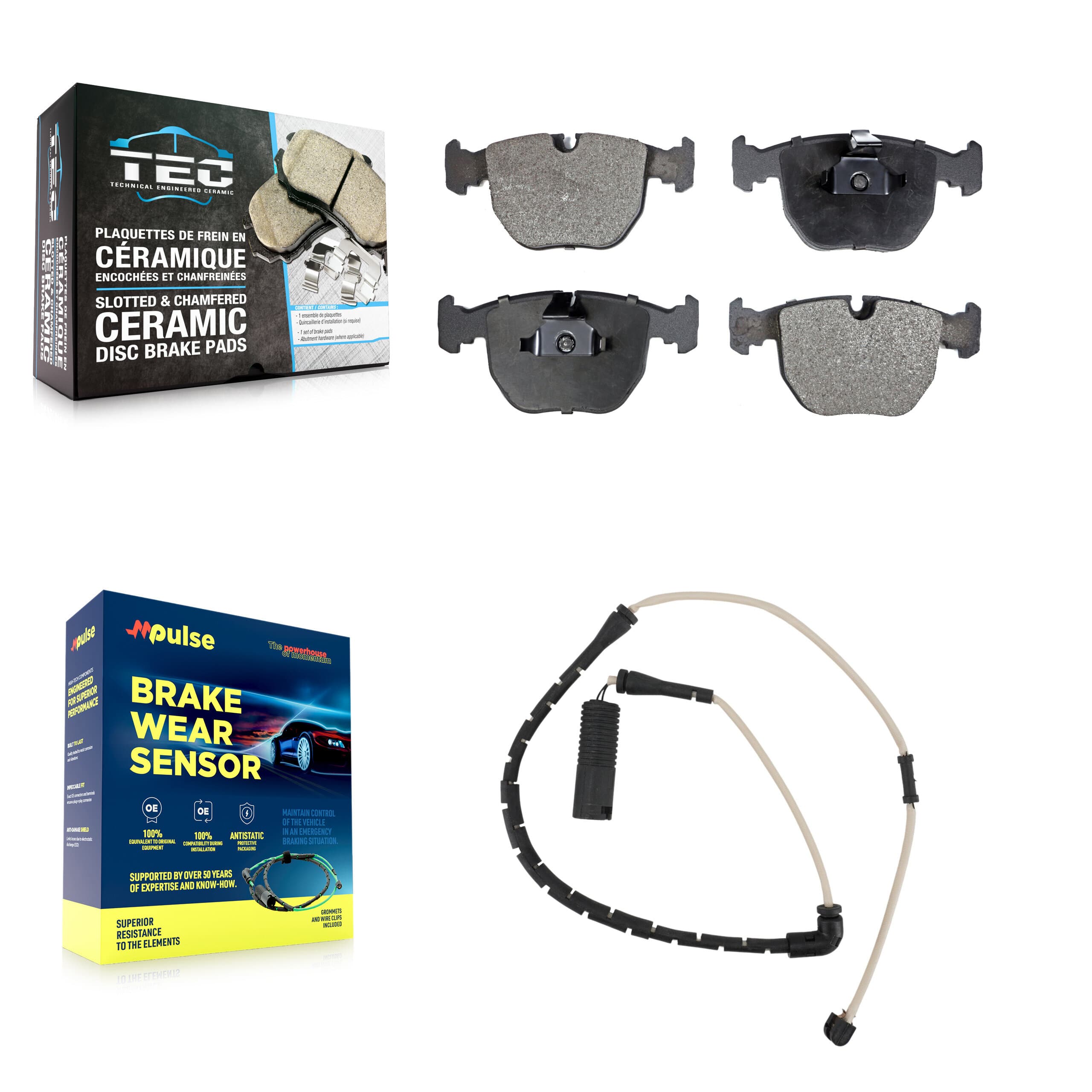 TEC - KTW-100127 - Front Disc Brake Pad Kits image 1