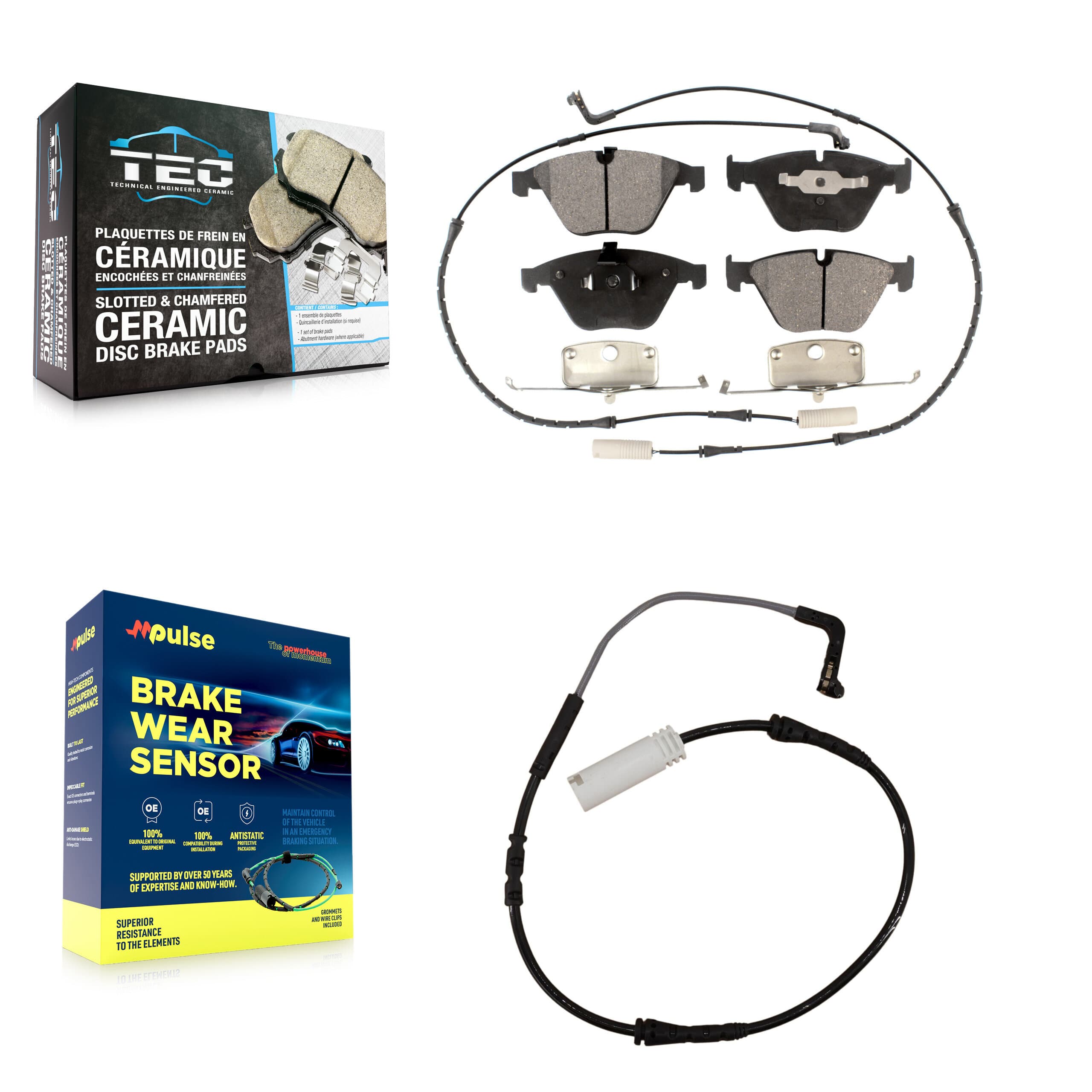 TEC - KTW-100131 - Front Disc Brake Pad Kits image 1