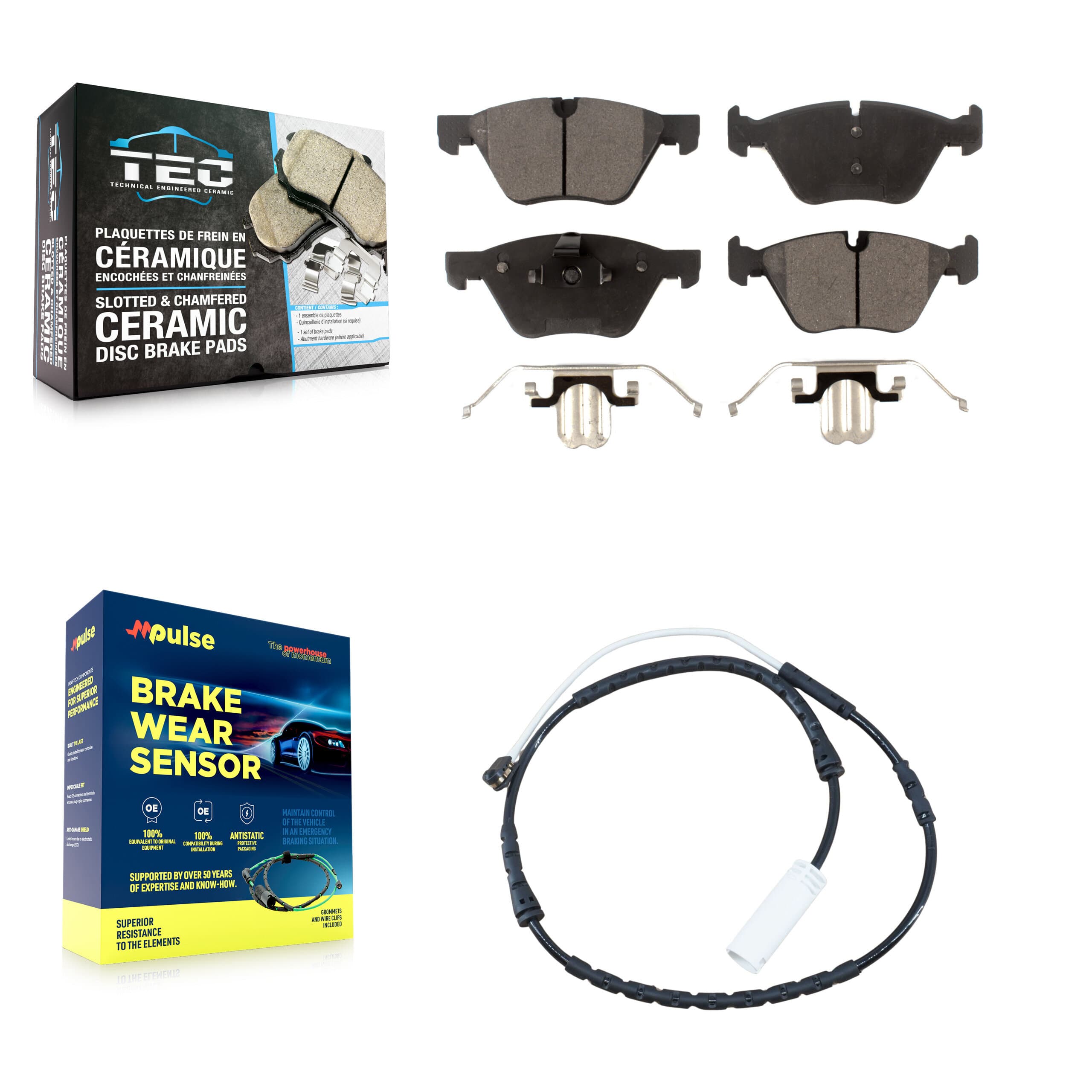 TEC - KTW-100194 - Front Disc Brake Pad Kits image 1