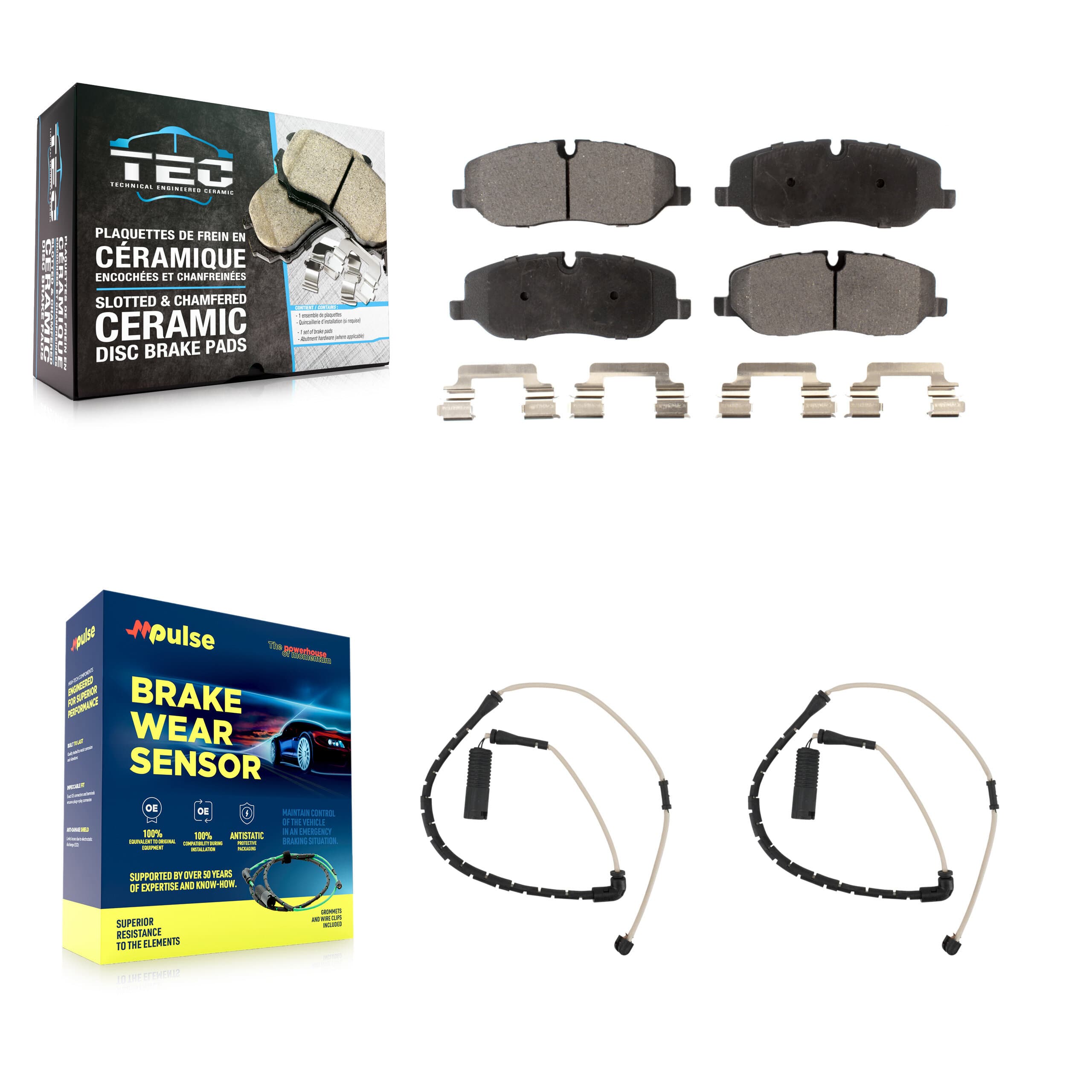 TEC - KTW-100878 - Front Disc Brake Pad Kits image 1