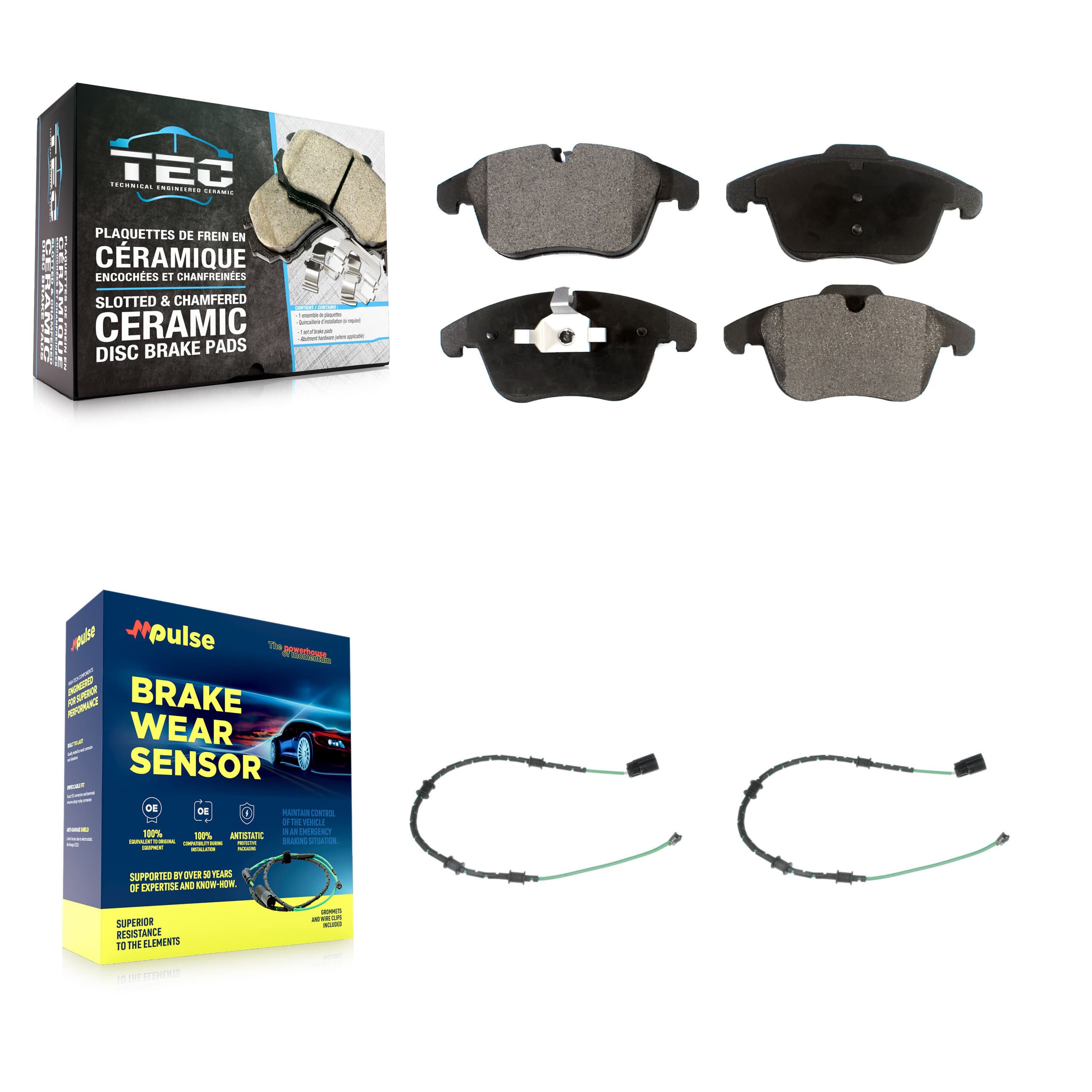 TEC - KTW-100887 - Front Disc Brake Pad Kits image 1
