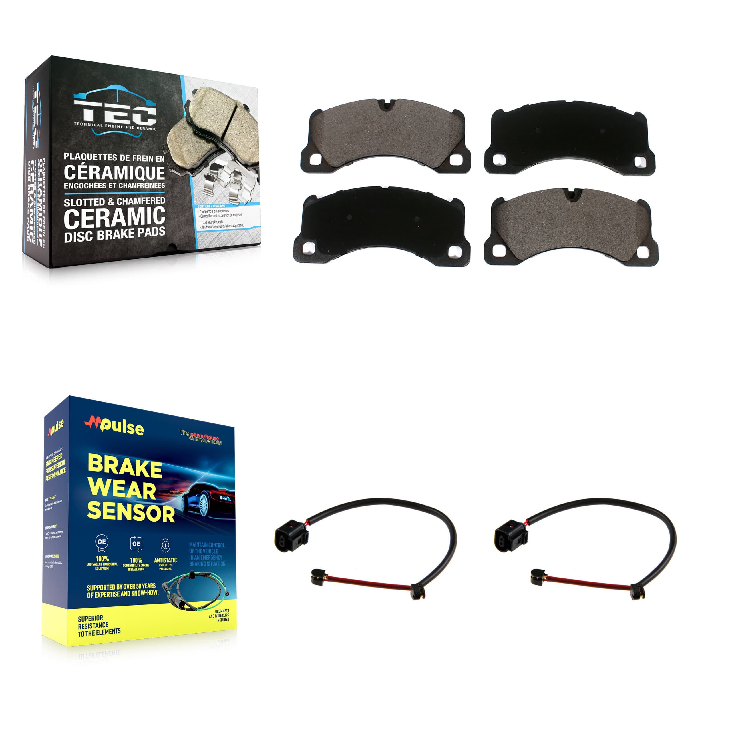 TEC - KTW-100910 - Front Disc Brake Pad Kits image 1