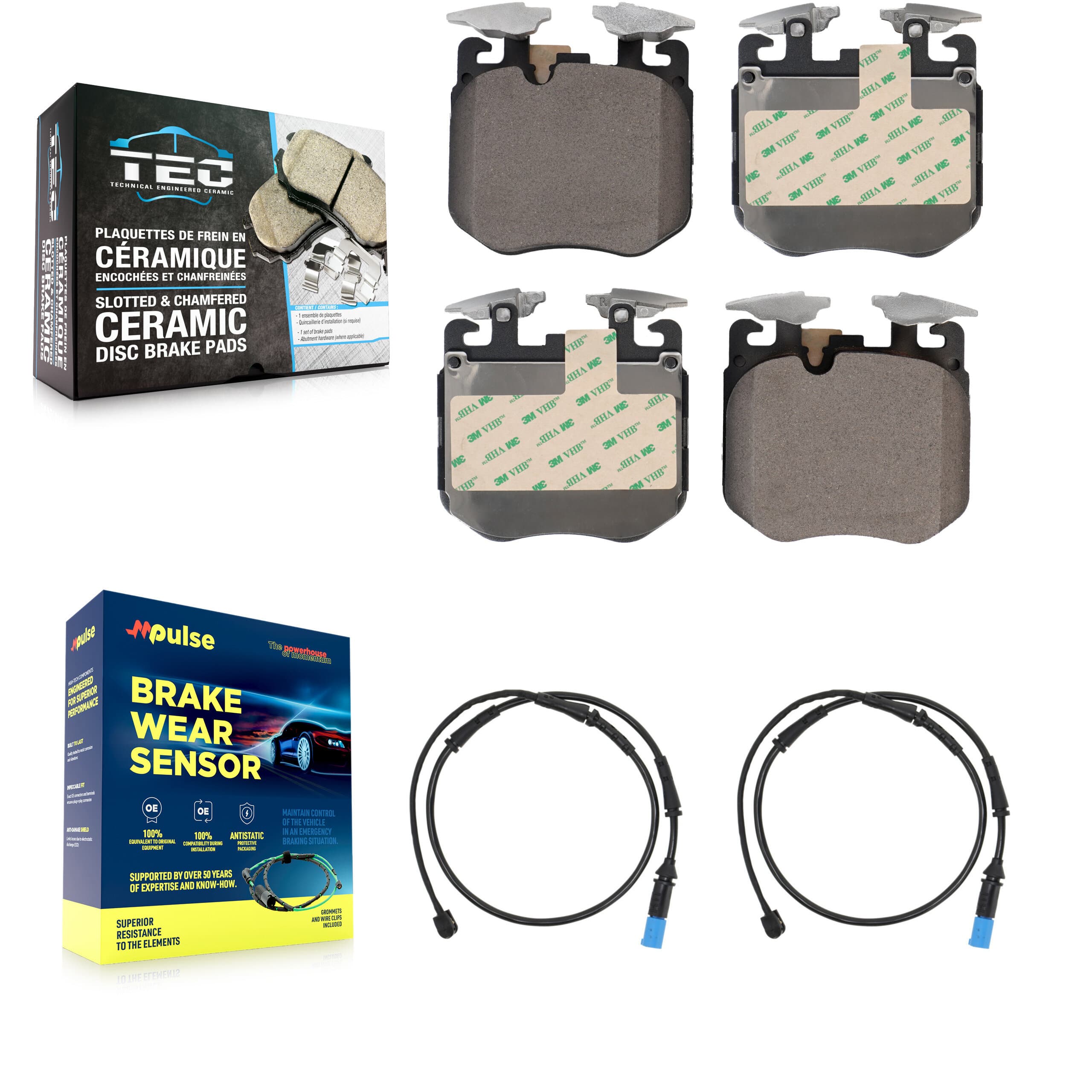 TEC - KTW-100914 - Front Disc Brake Pad Kits image 1