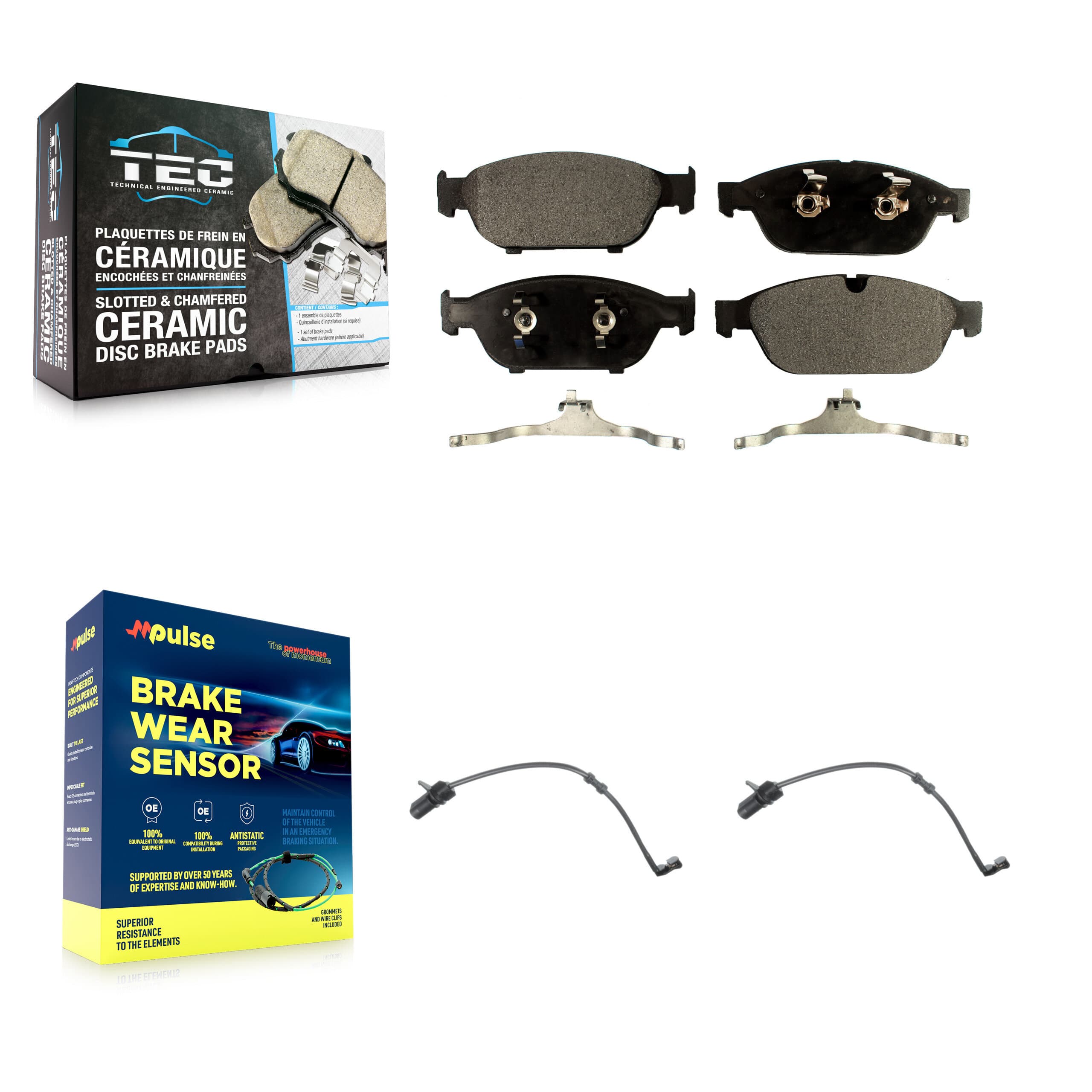 TEC - KTW-100920 - Front Disc Brake Pad Kits image 1