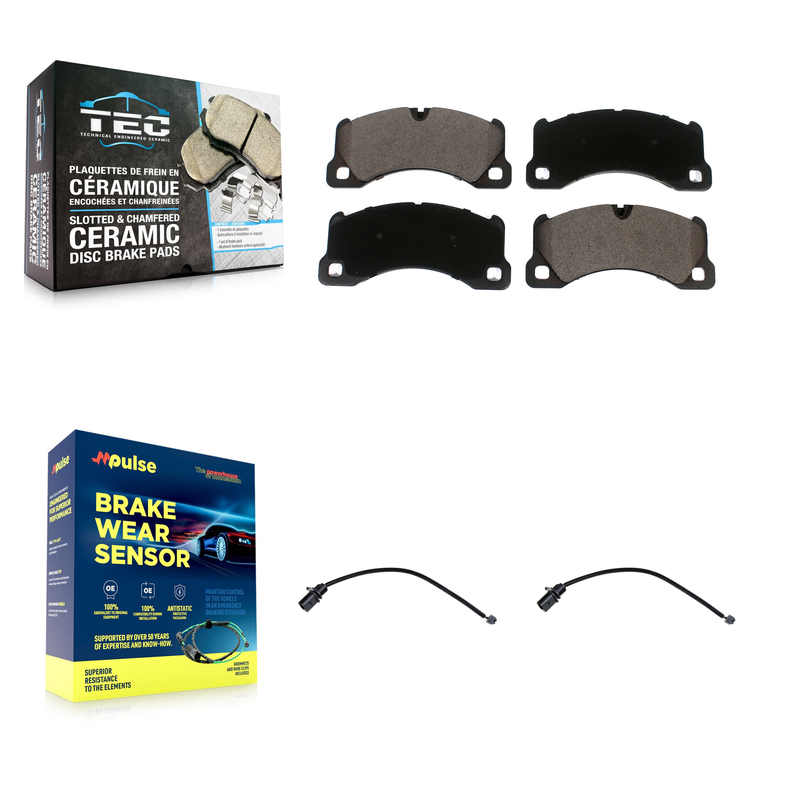 TEC - KTW-100954 - Front Disc Brake Pad Kits image 1