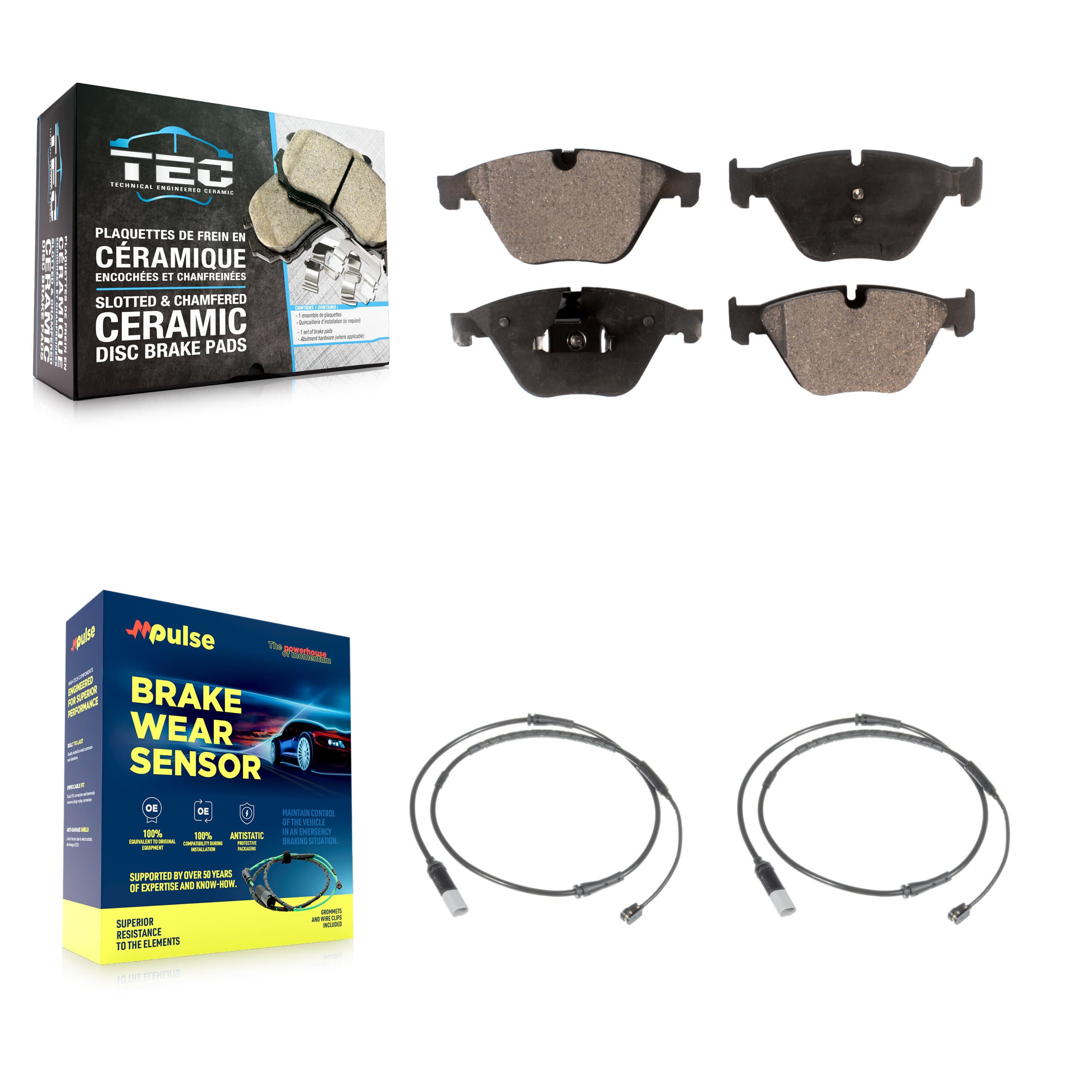 TEC - KTW-101024 - Front Disc Brake Pad Kits image 1