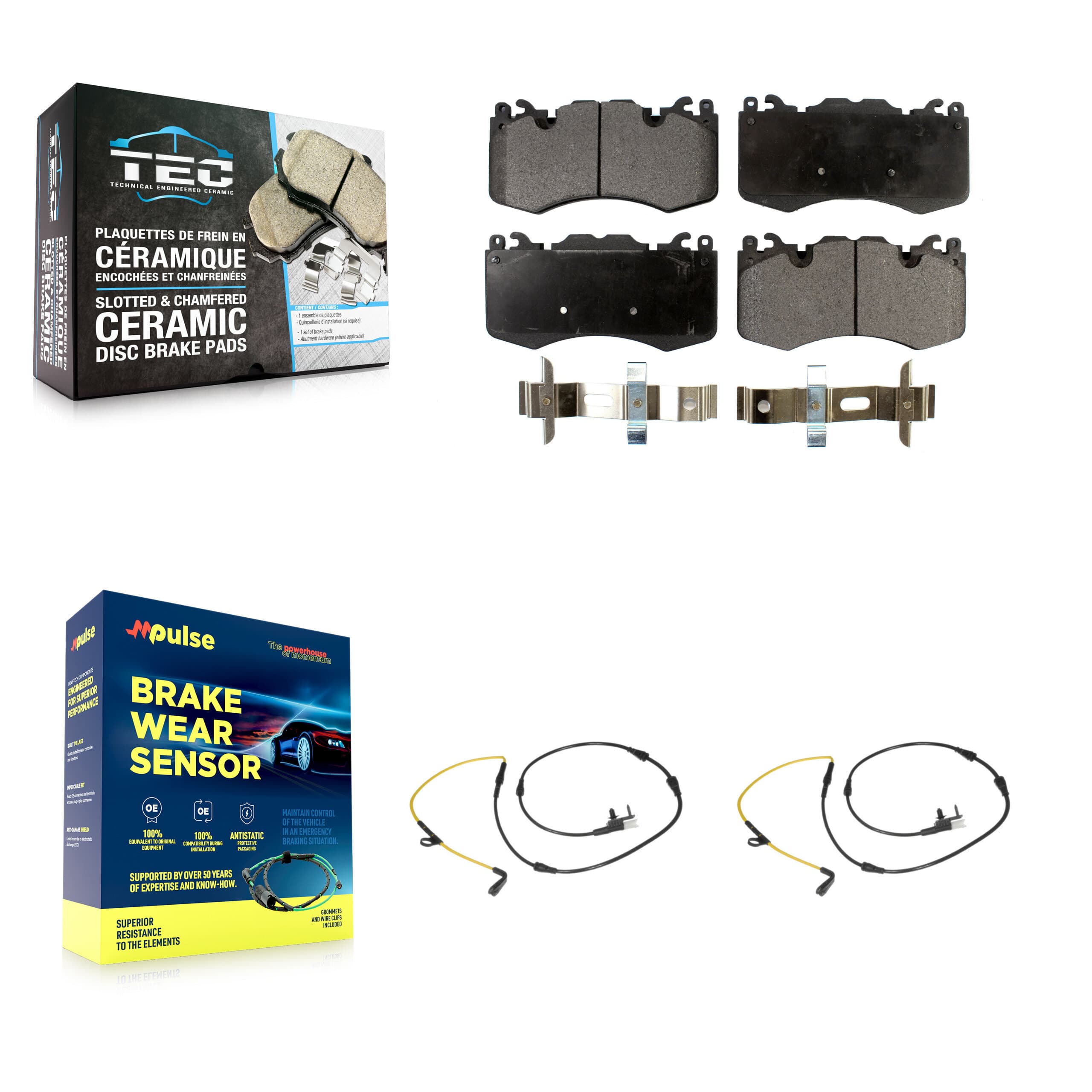 TEC - KTW-101031 - Front Disc Brake Pad Kits image 1