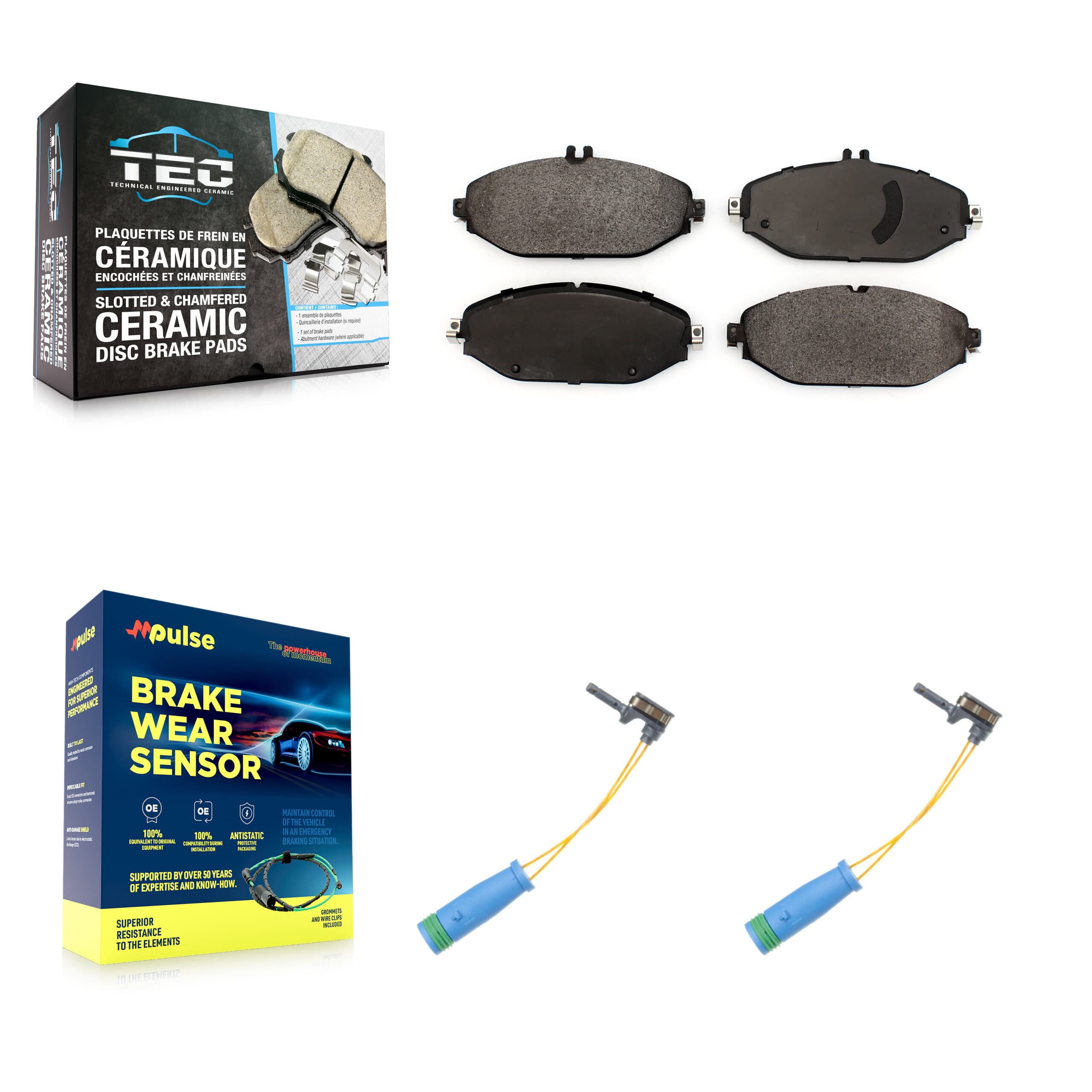 TEC - KTW-101060 - Front Disc Brake Pad Kits image 1
