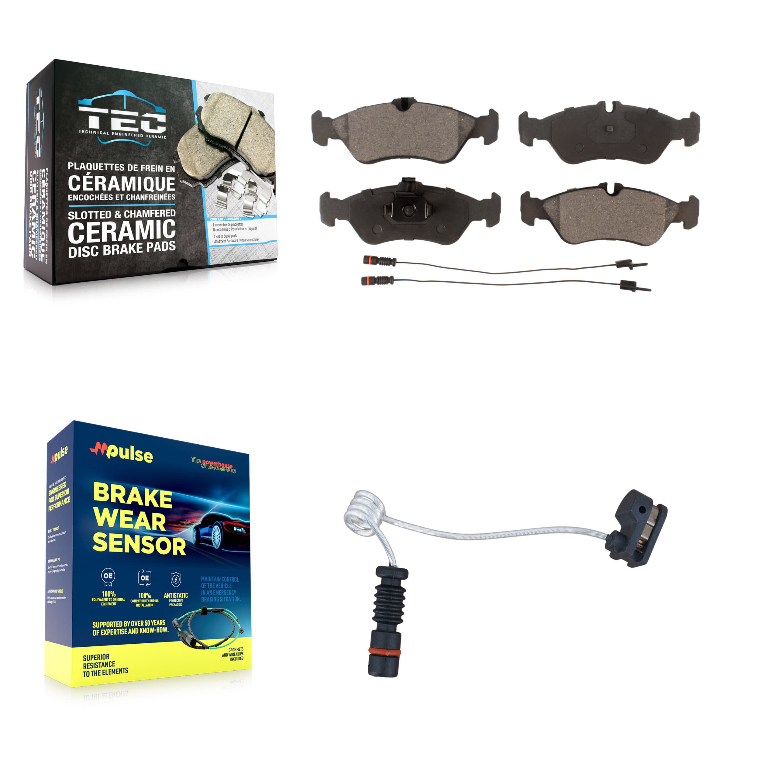 TEC - KTW-101113 - Rear Disc Brake Pad Kits image 1
