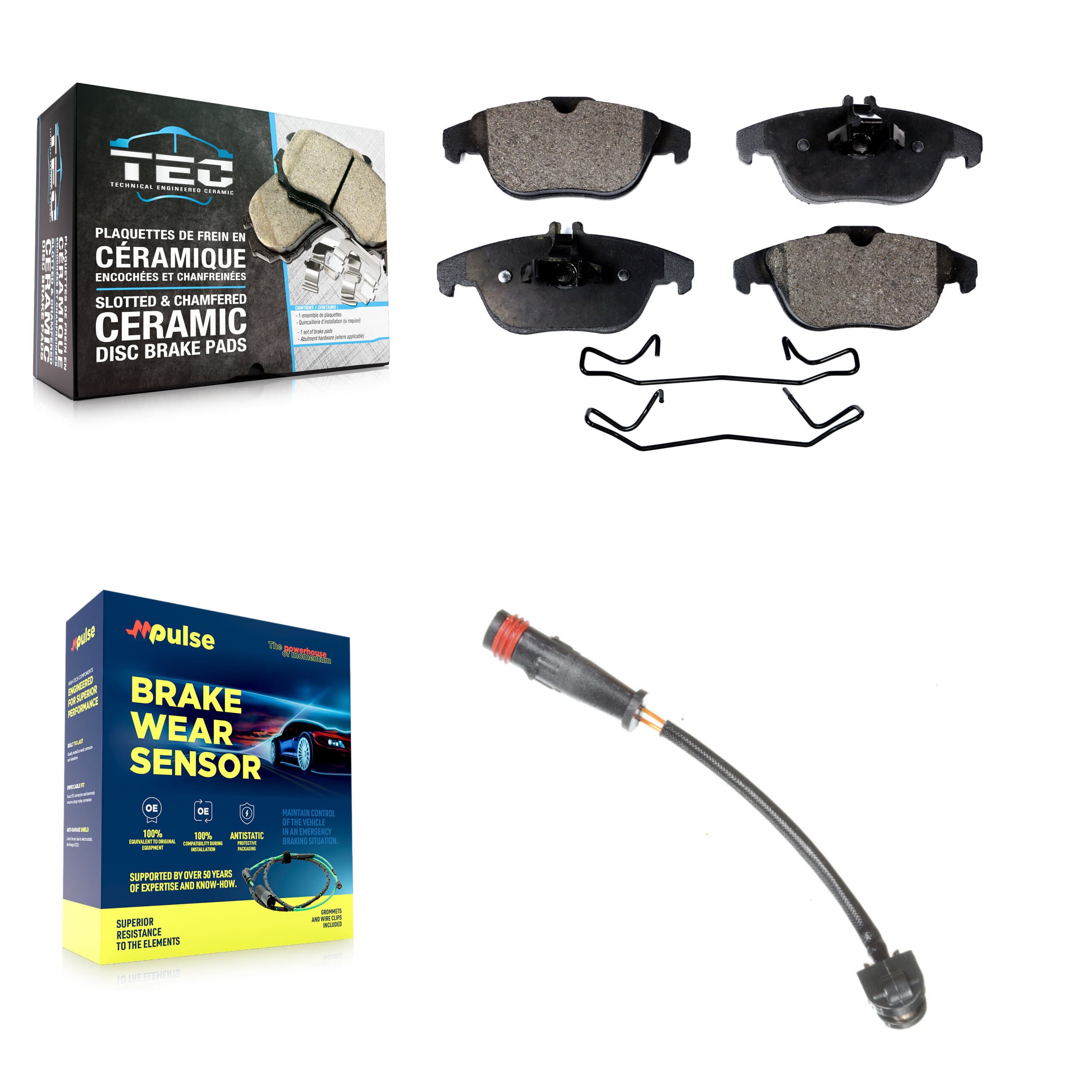 TEC - KTW-101148 - Rear Disc Brake Pad Kits image 1