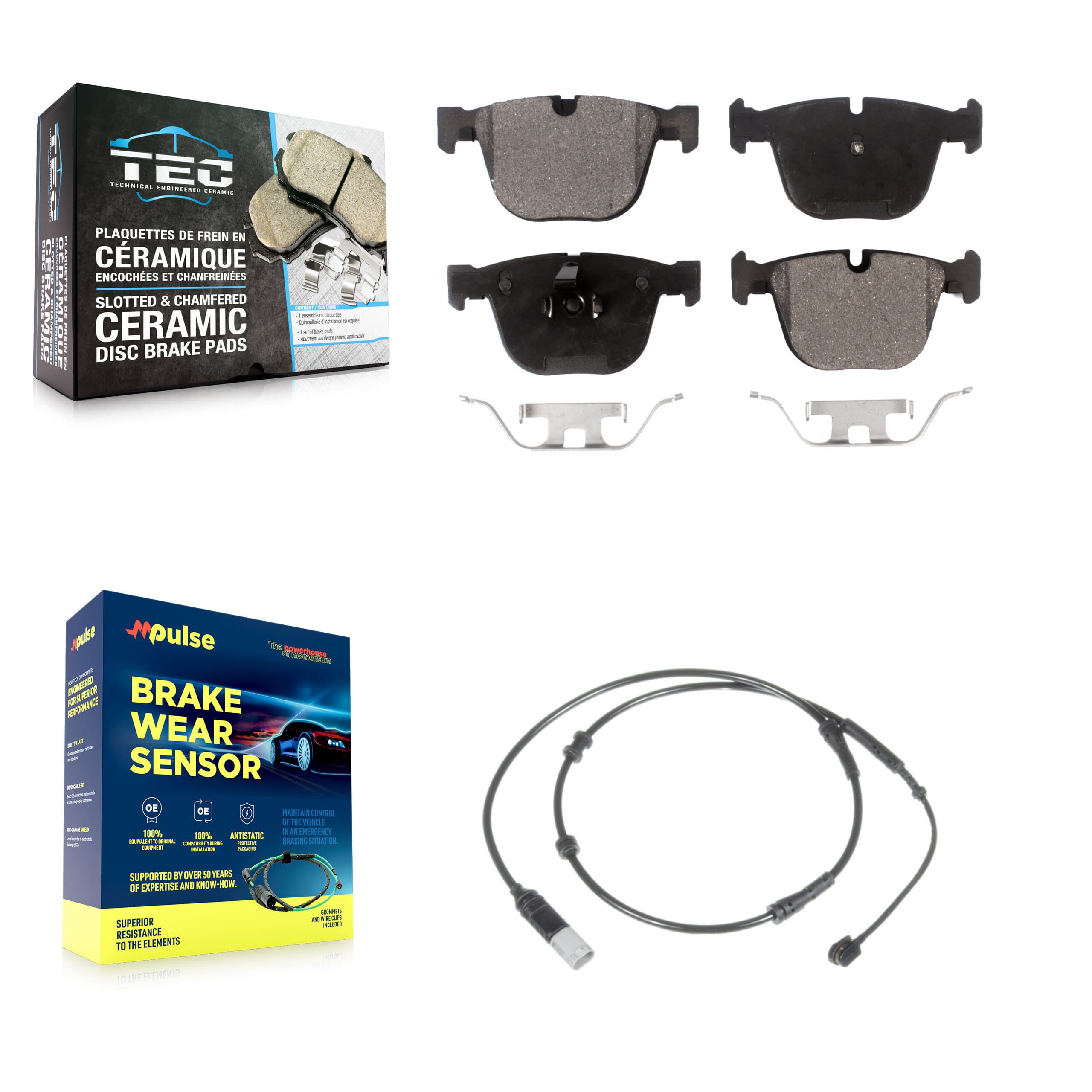 TEC - KTW-101199 - Rear Disc Brake Pad Kits image 1