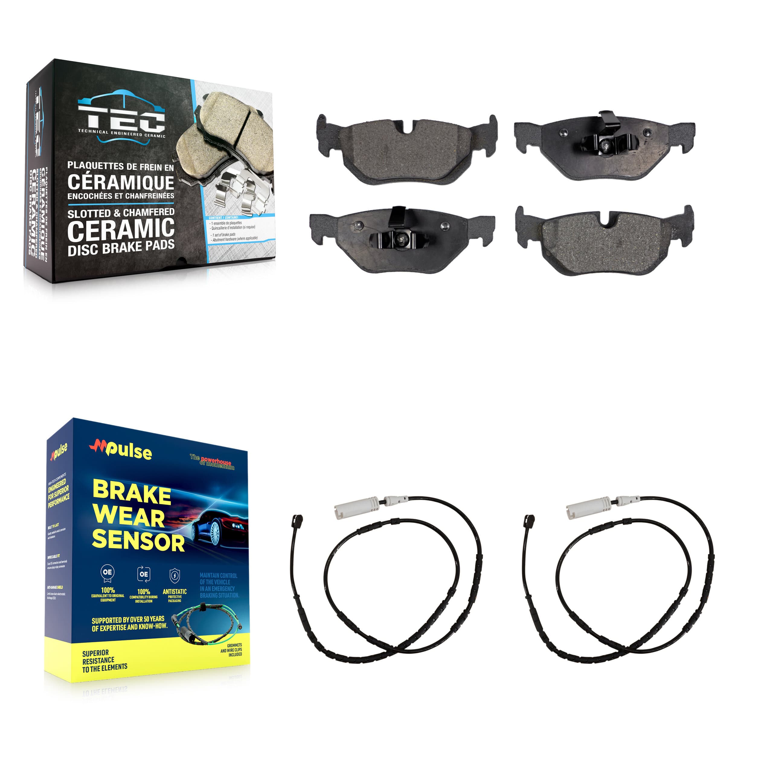 TEC - KTW-101299 - Rear Disc Brake Pad Kits image 1
