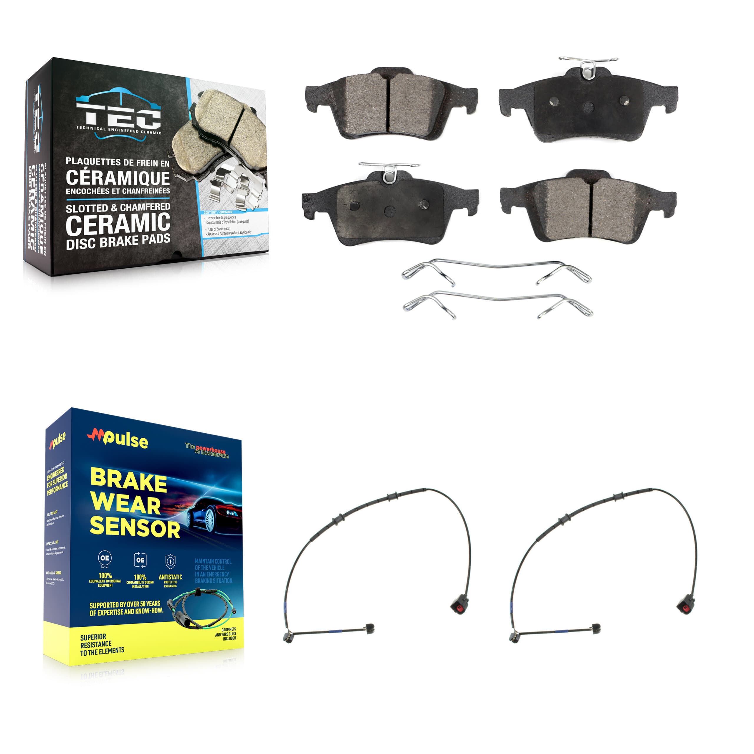 TEC - KTW-101367 - Rear Disc Brake Pad Kits image 1
