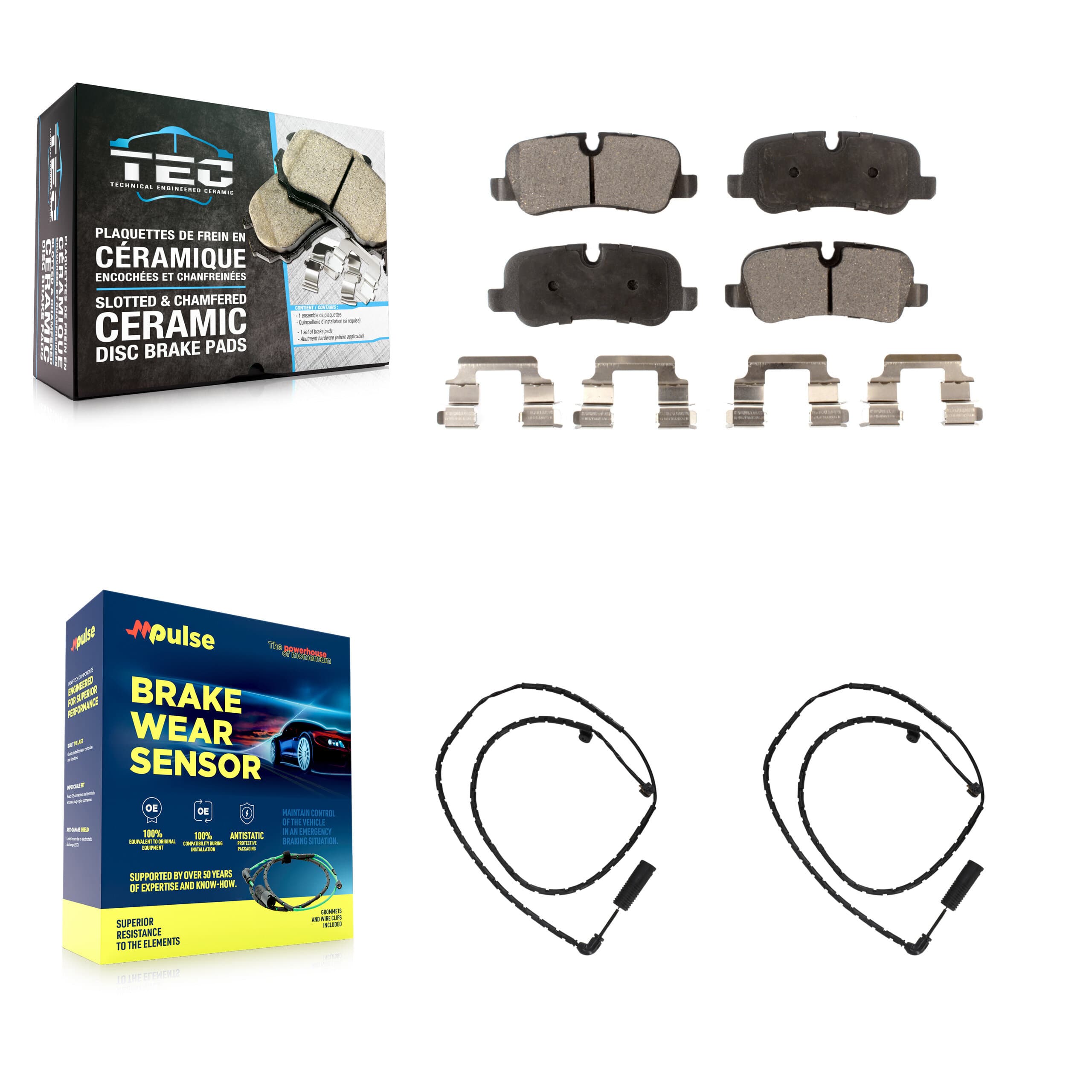 TEC - KTW-101375 - Rear Disc Brake Pad Kits image 1