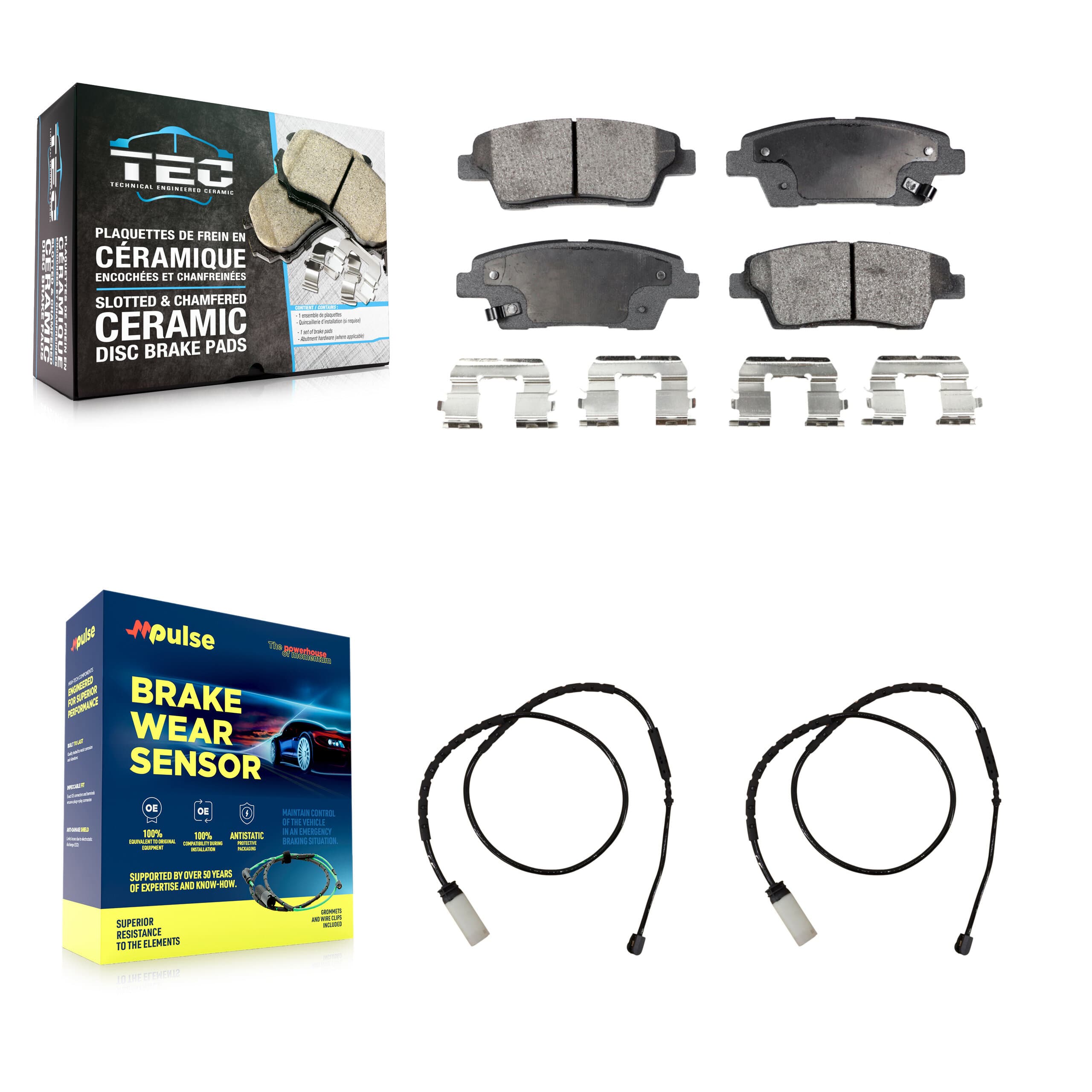 TEC - KTW-101397 - Rear Disc Brake Pad Kits image 1