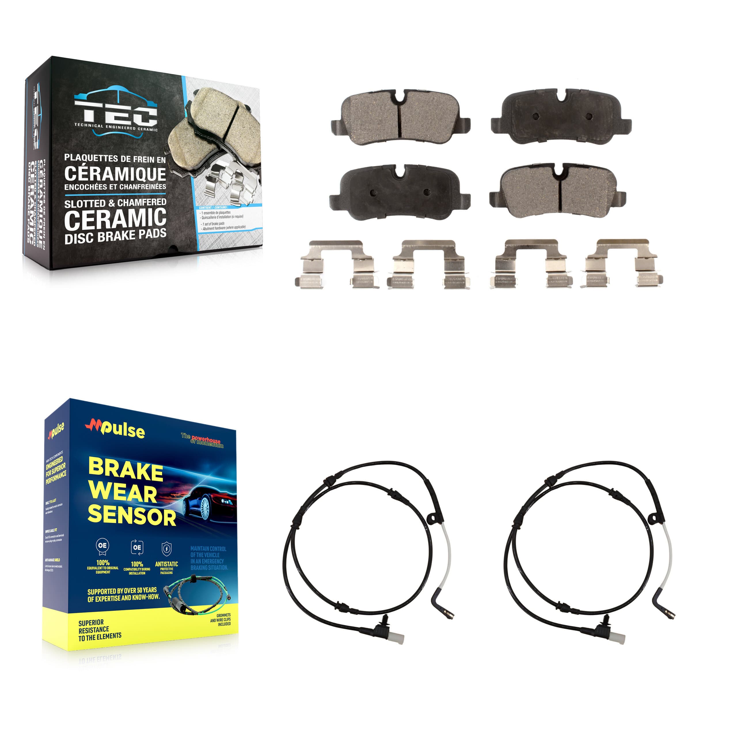 TEC - KTW-101398 - Rear Disc Brake Pad Kits image 1