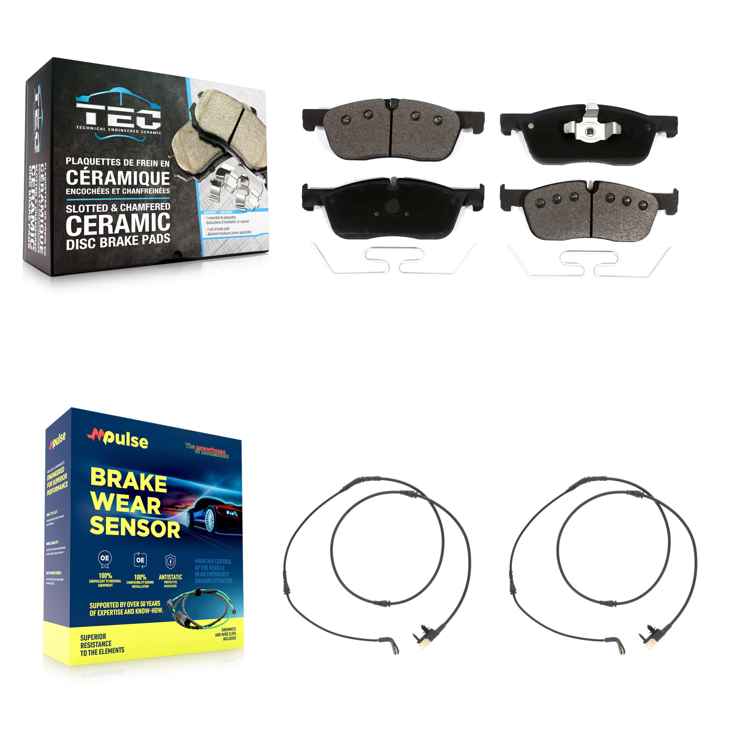 TEC - KTW-101559 - Front Disc Brake Pad Kits image 1