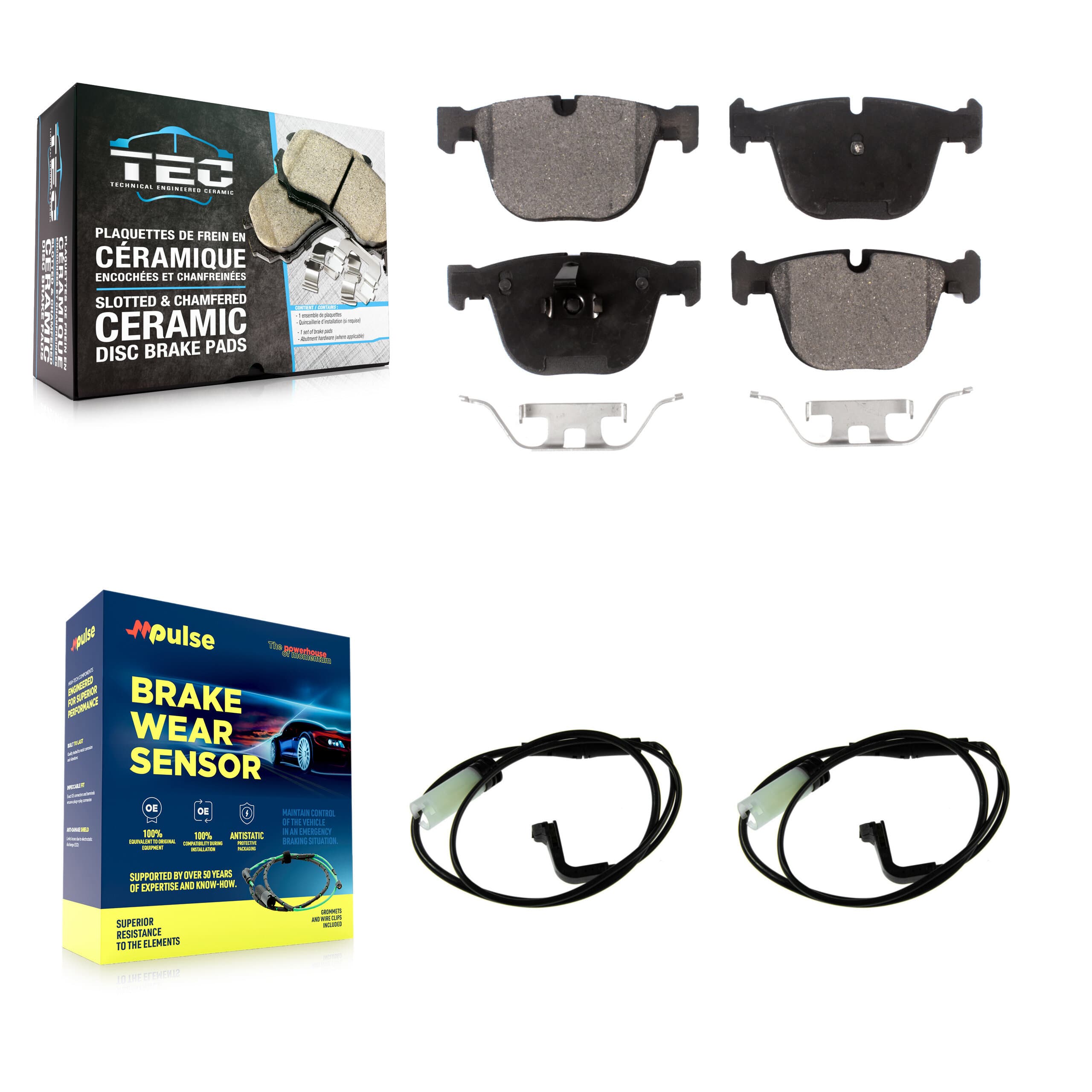 TEC - KTW-101841 - Rear Disc Brake Pad Kits image 1