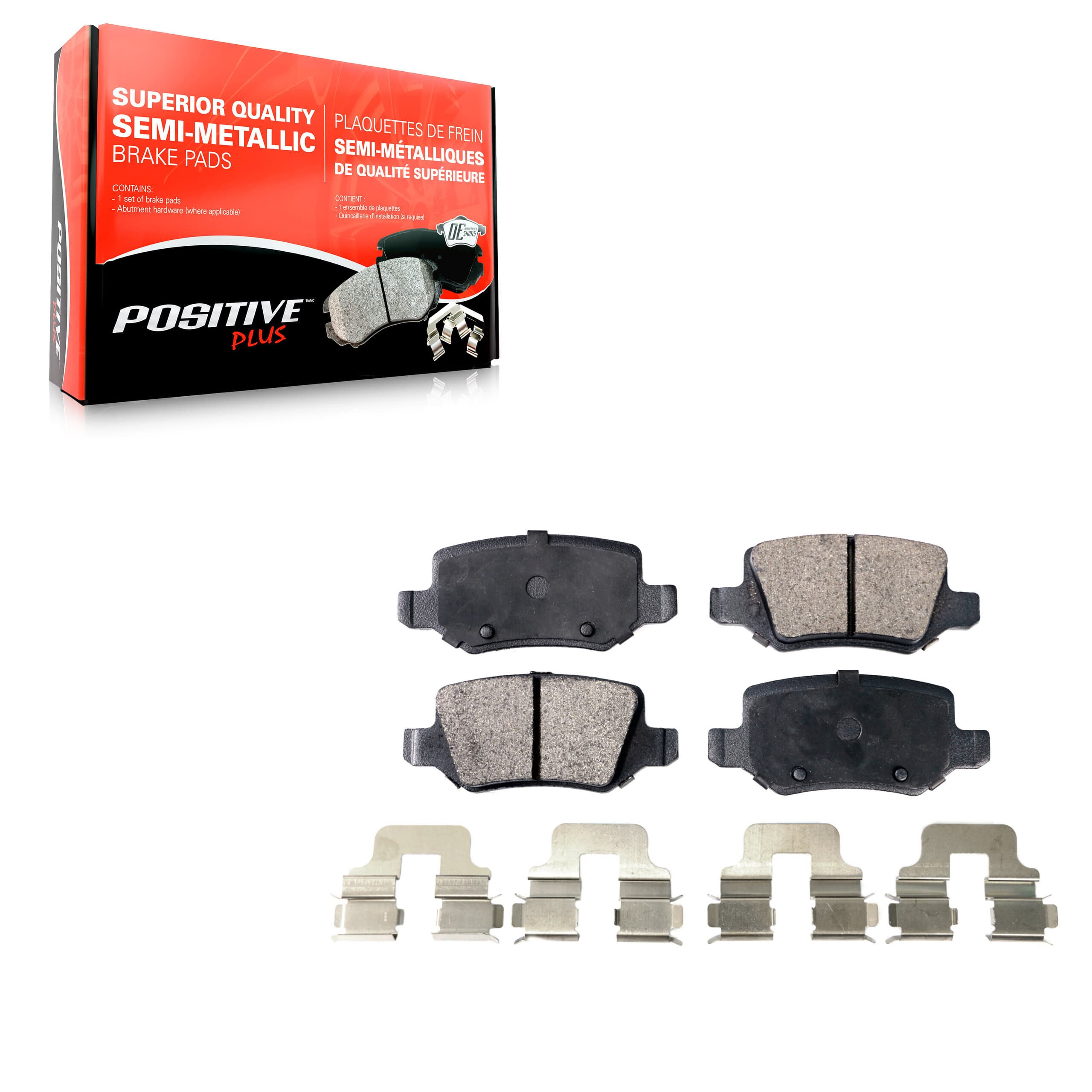 Positive Plus - PPF-D1358 - Rear Disc Brake Pad image 1
