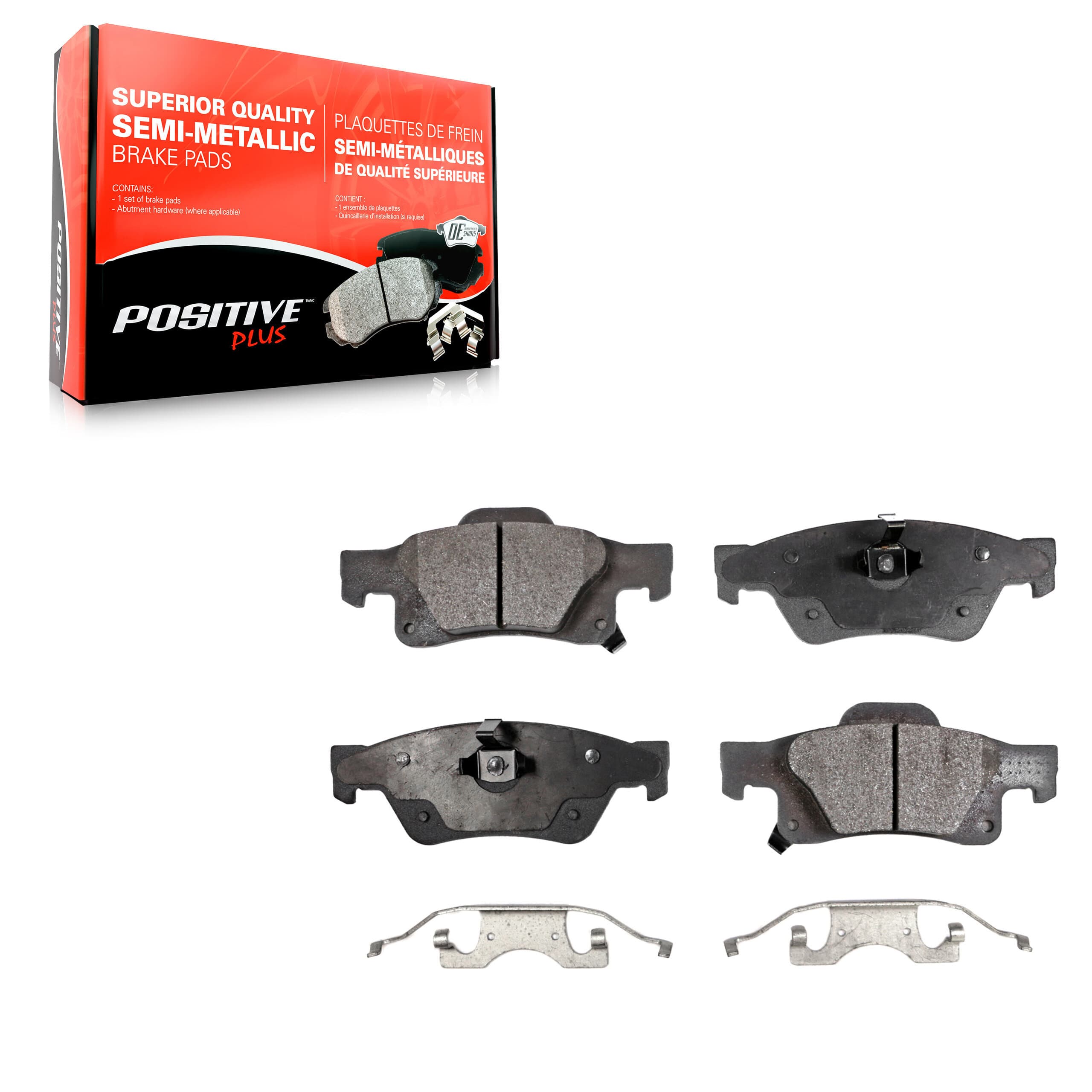 Positive Plus - PPF-D1498 - Rear Disc Brake Pad image 1