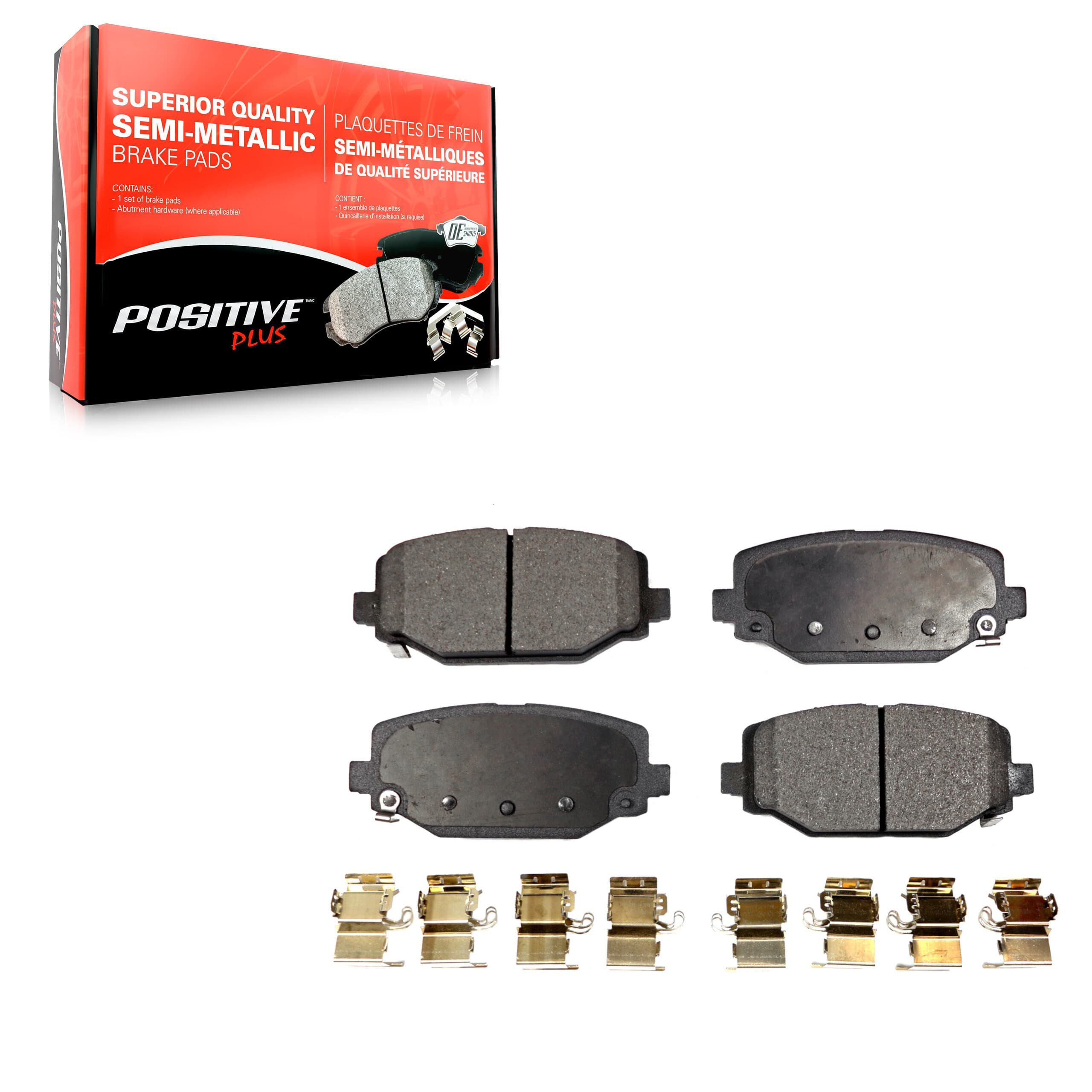 Positive Plus - PPF-D1596 - Rear Disc Brake Pad image 1