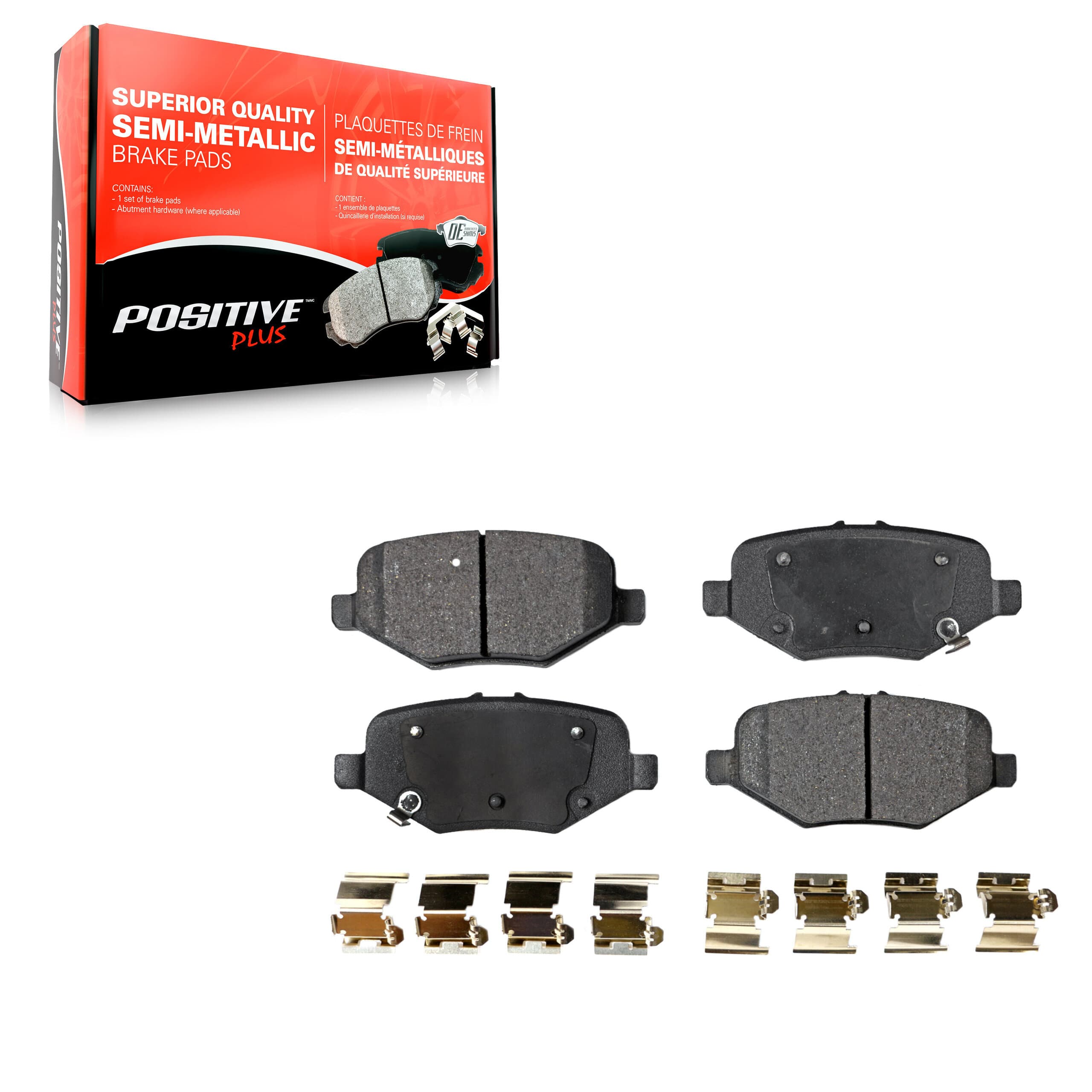 Positive Plus - PPF-D1612 - Rear Disc Brake Pad image 1