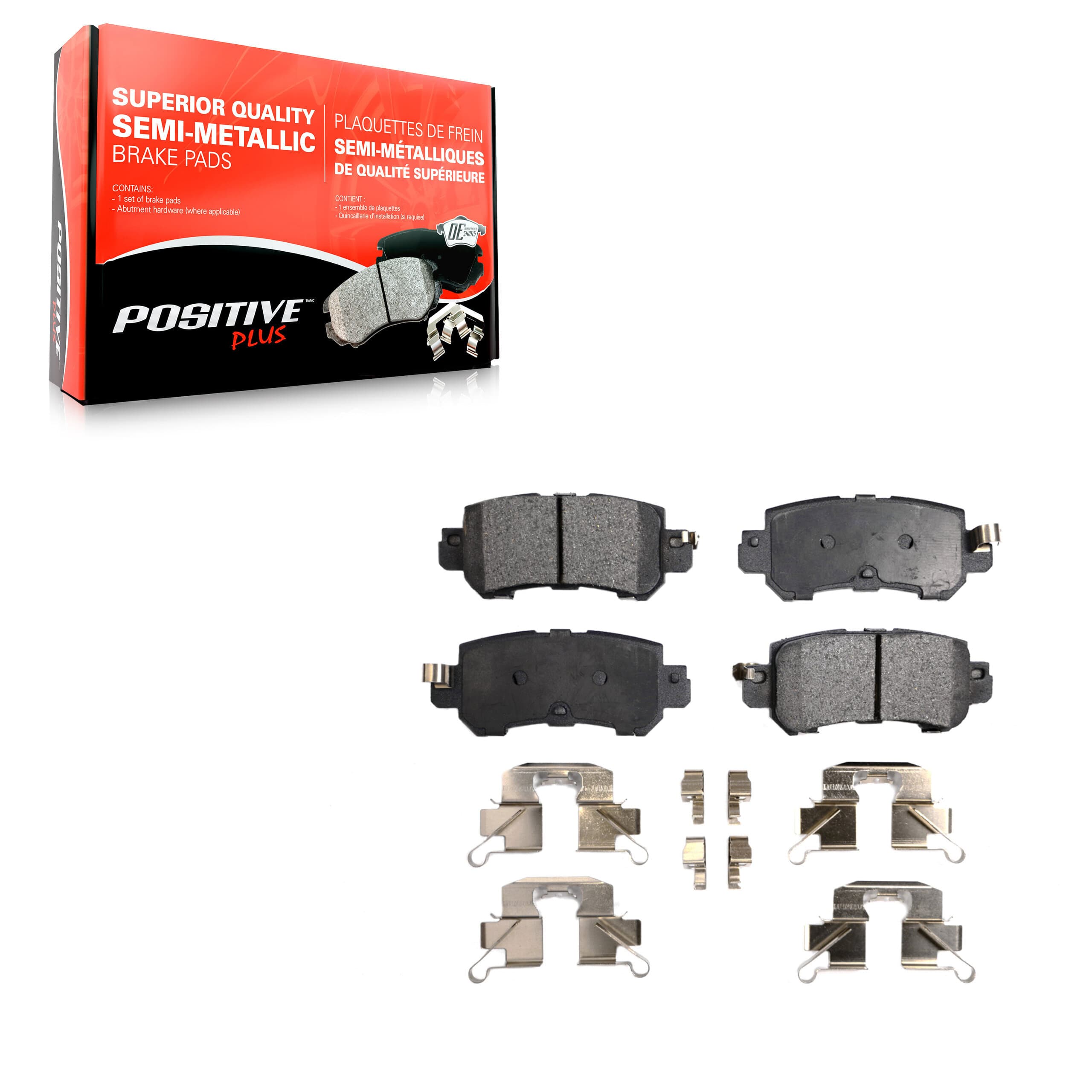 Positive Plus - PPF-D1624 - Rear Disc Brake Pad image 1
