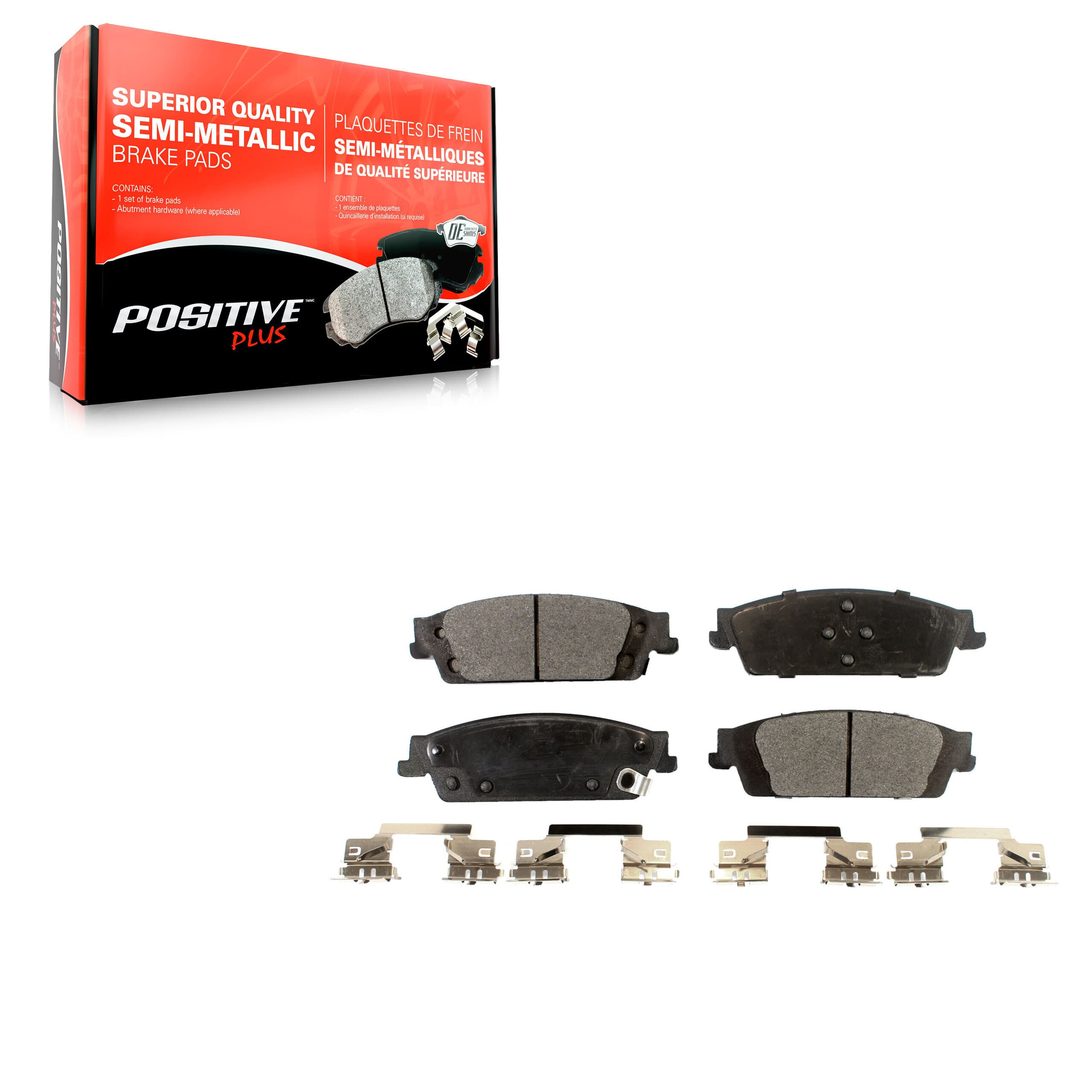 Positive Plus - PPF-D1707 - Rear Disc Brake Pad image 1